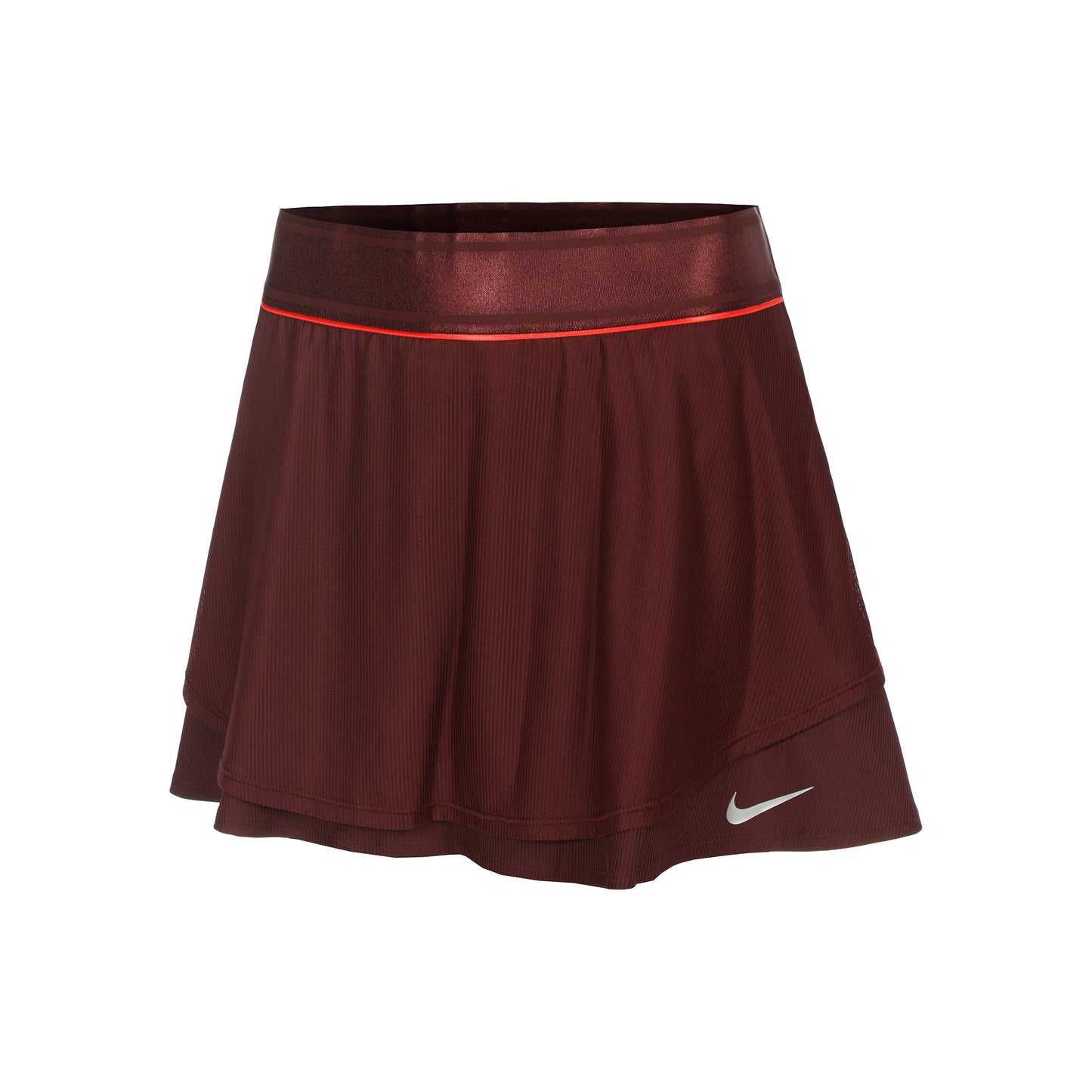 Nike Court Dri-Fit Slam High Rise Kjol Damer-Mörkröd