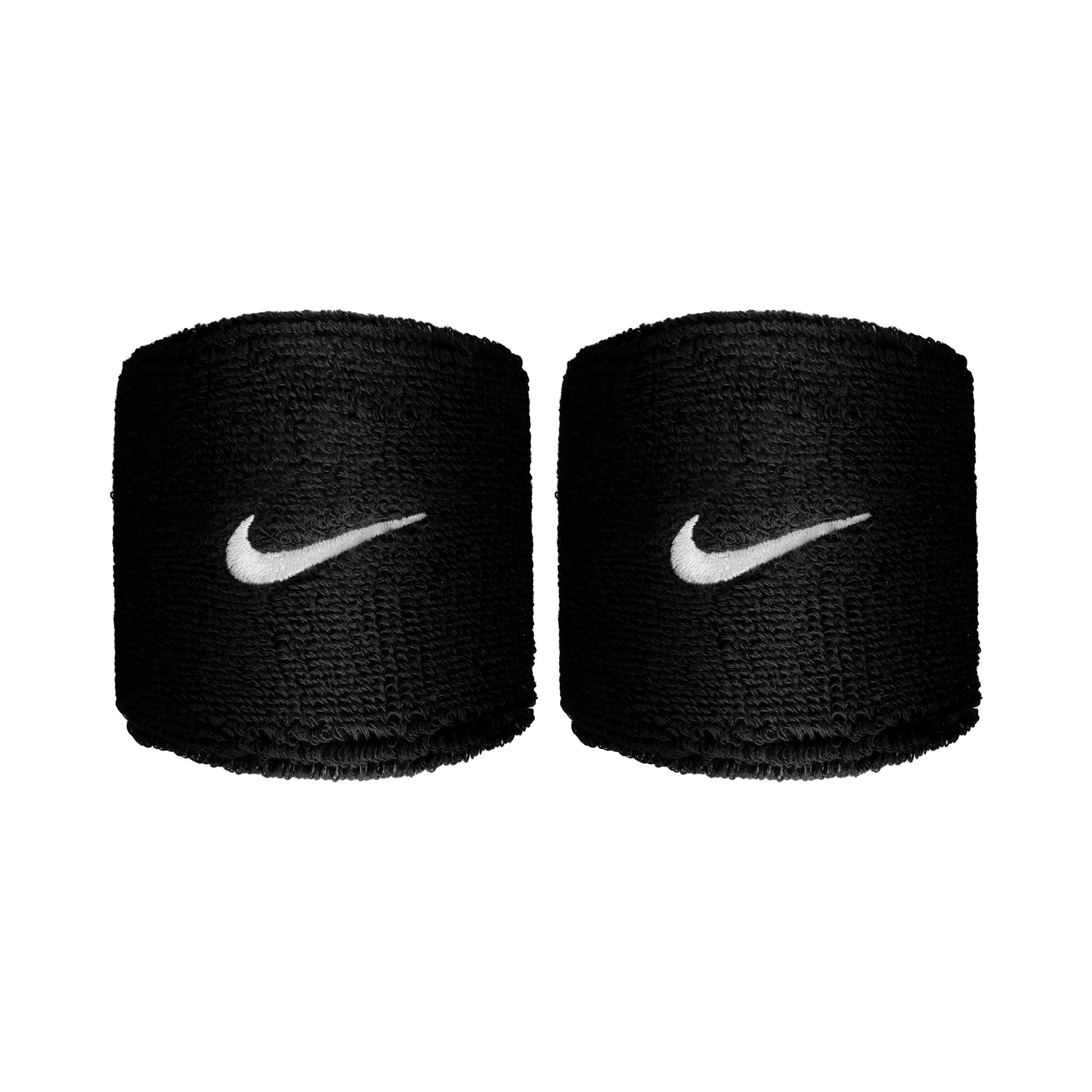 Nike Swoosh Classic Svettband kort - svart, vit