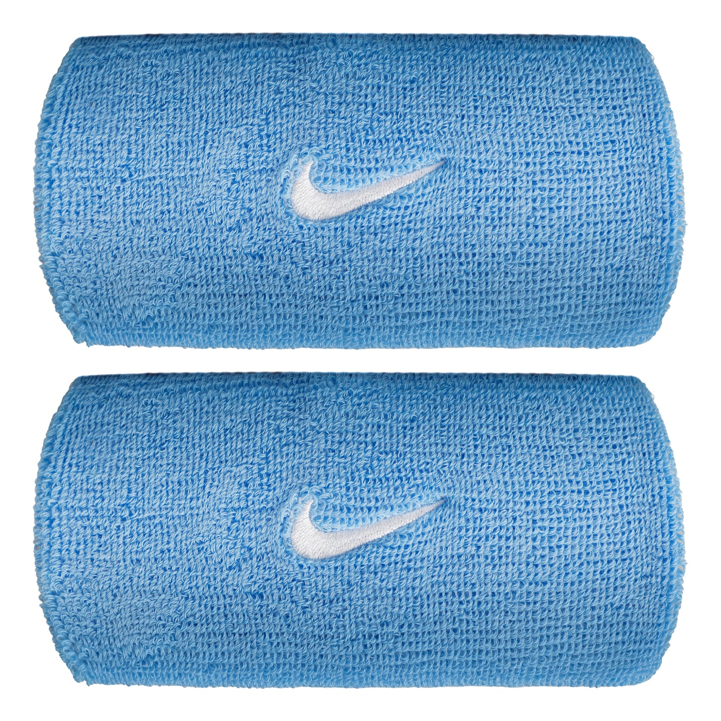 Nike Swoosh Classic Doublewide Svettband lång - blå, vit