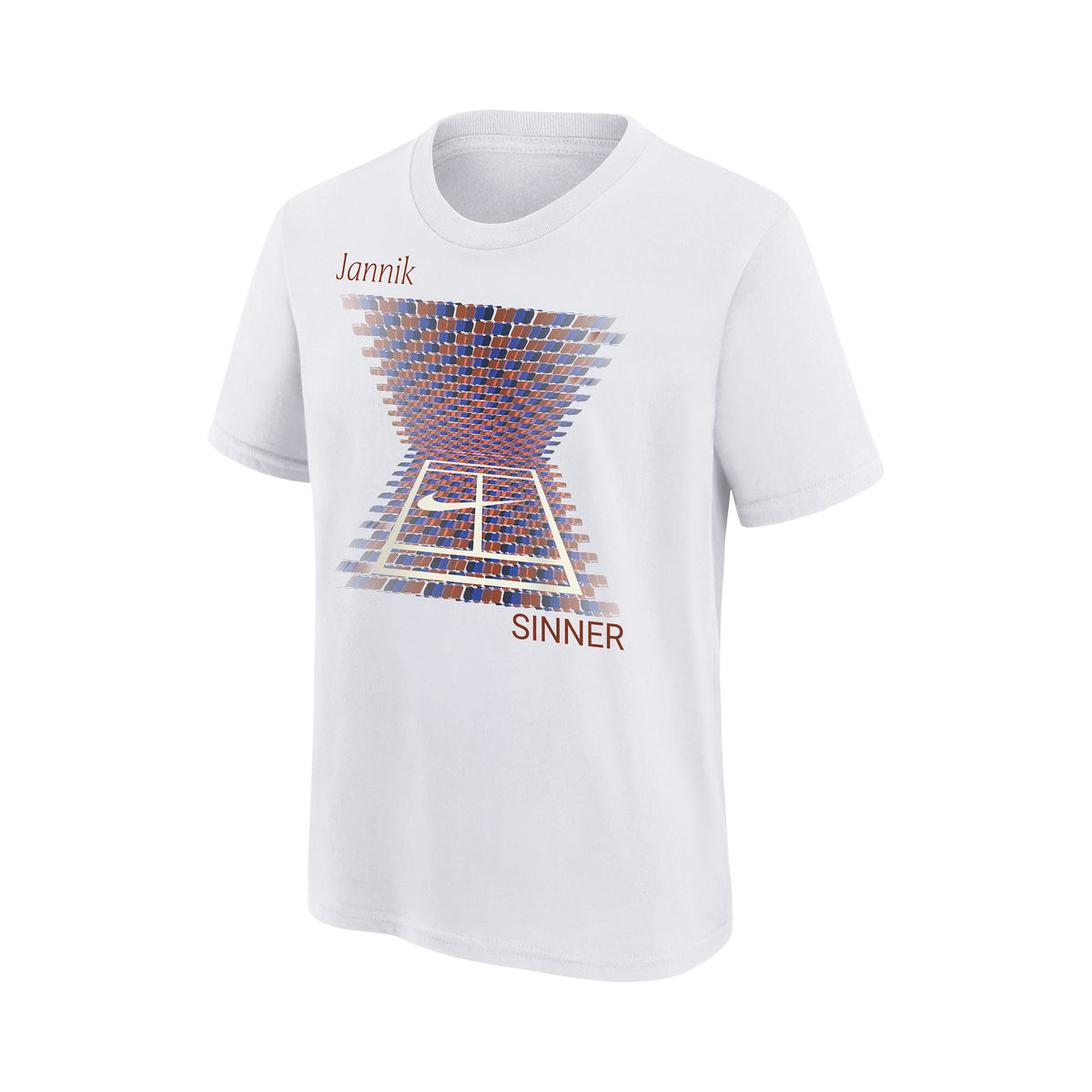 Nike Jannik Sinner T-shirt Pojkar-Vit