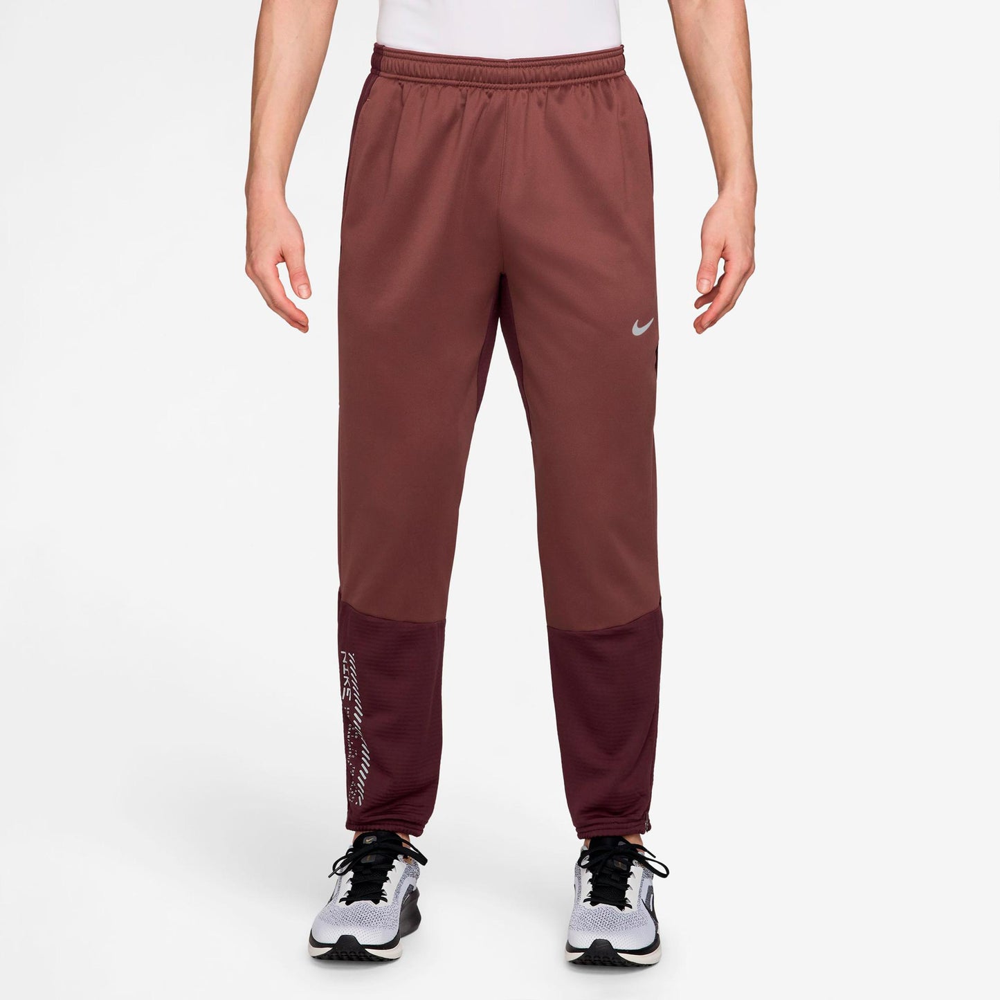 Nike Challenger Löparbyxa Herrar - brons, mörkröd