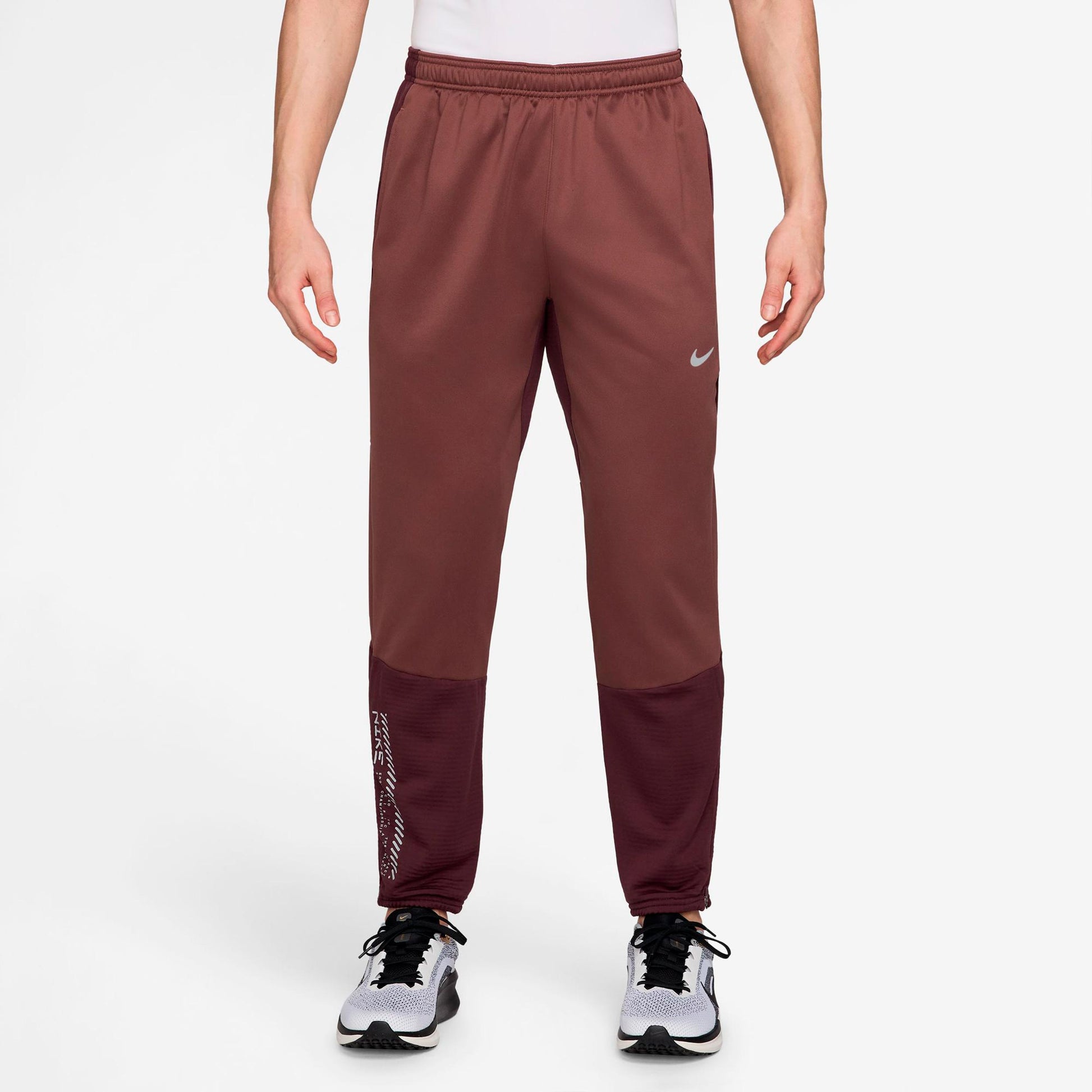 Nike Challenger Löparbyxa Herrar - brons, mörkröd