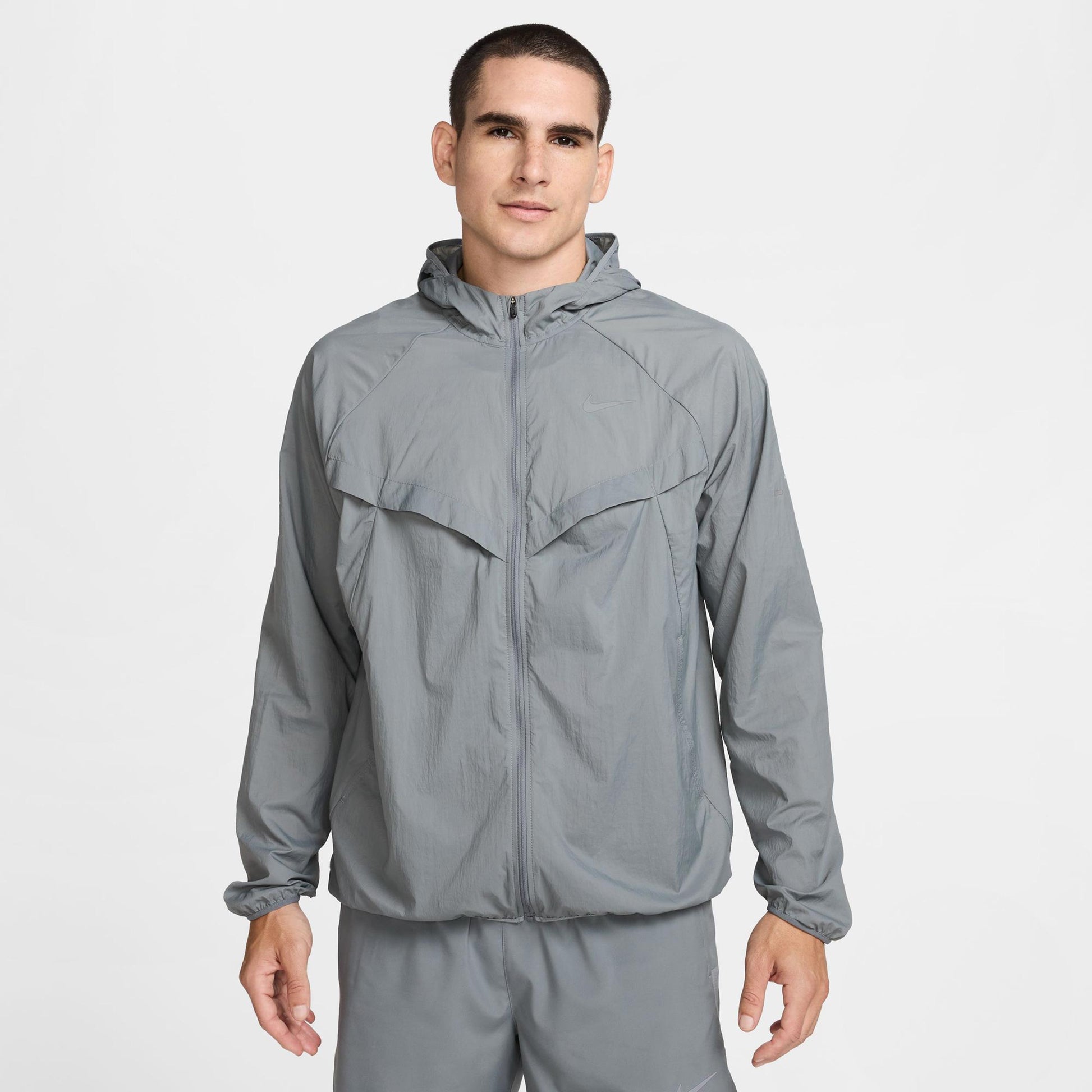 Nike Stride Löparjacka Herrar - grå, silver