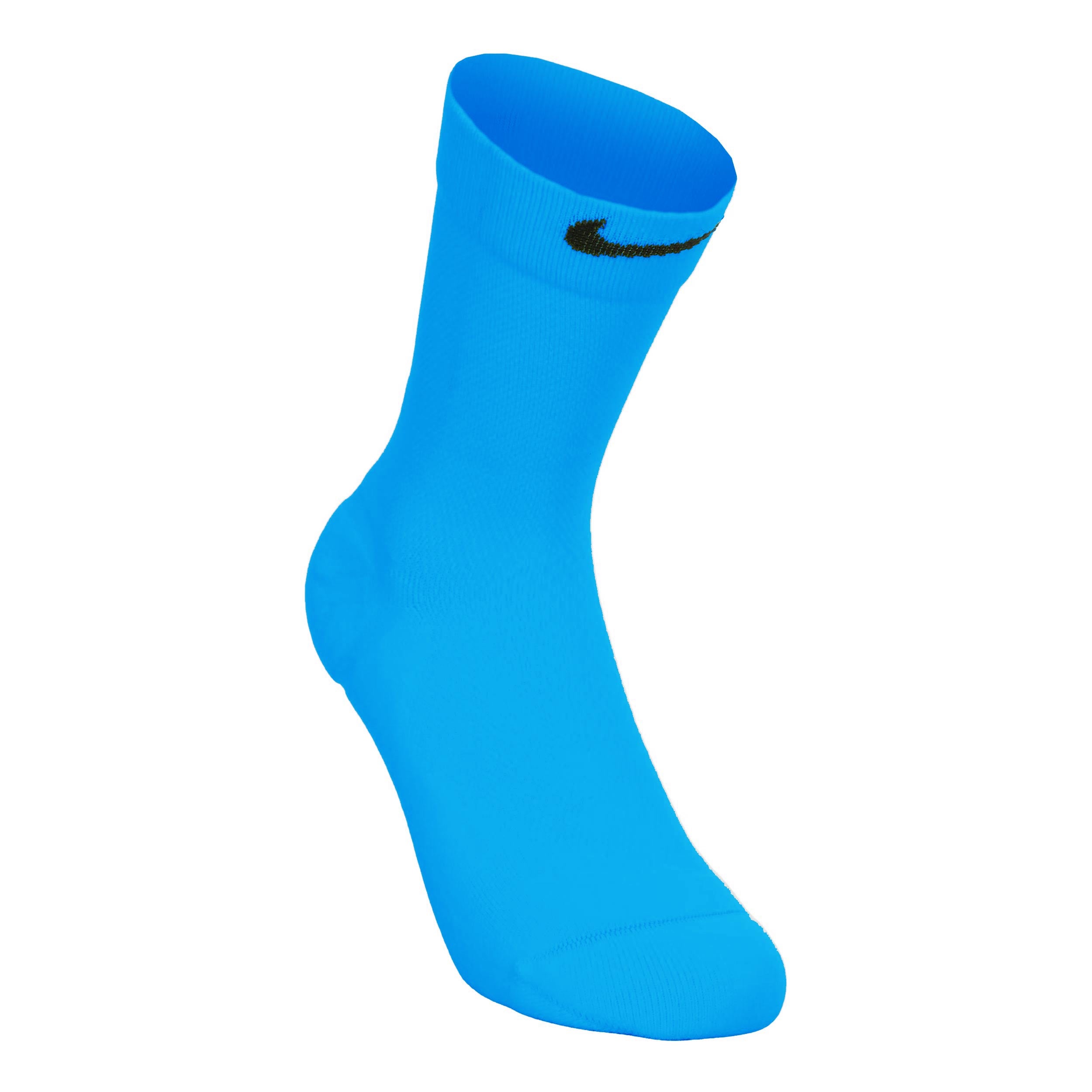 Nike Fast Midweight Crew Löparsockor Unisex - blå, svart
