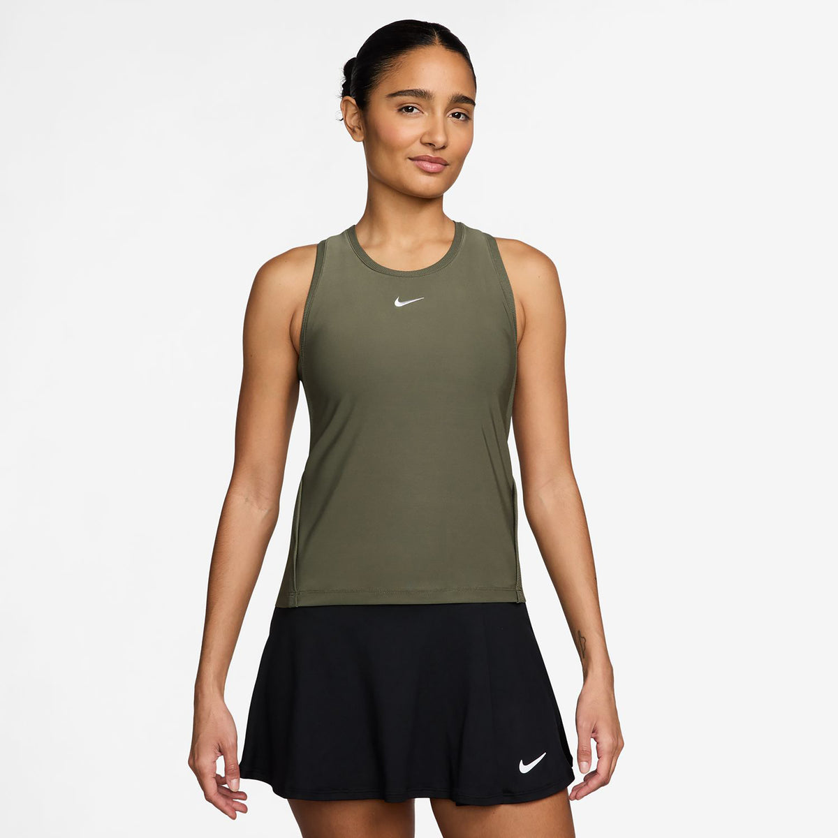 Nike Dri-FIT Victory Linne Damer - oliv, vit