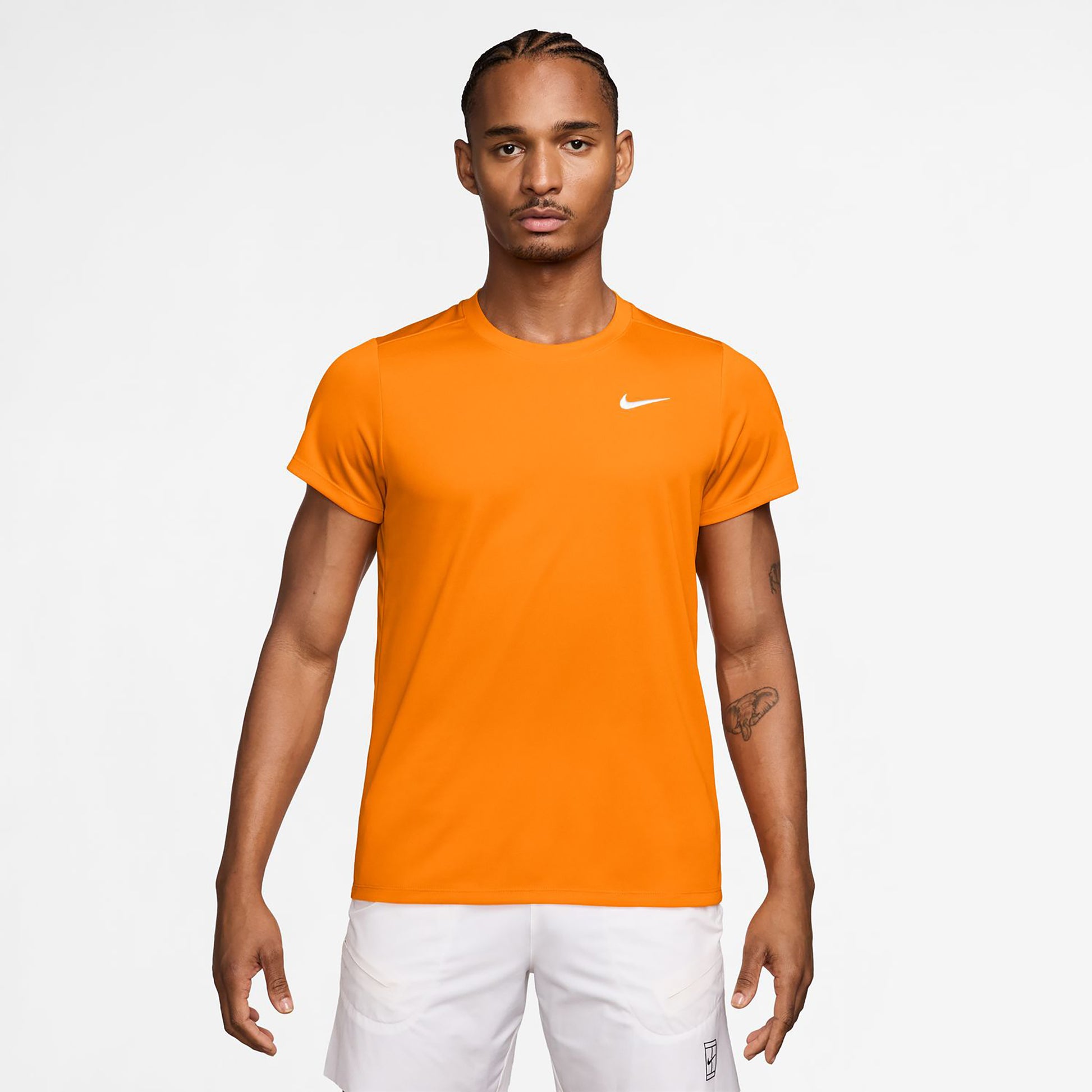 Nike Court Victory Dry T-shirt Herrar - orange, vit