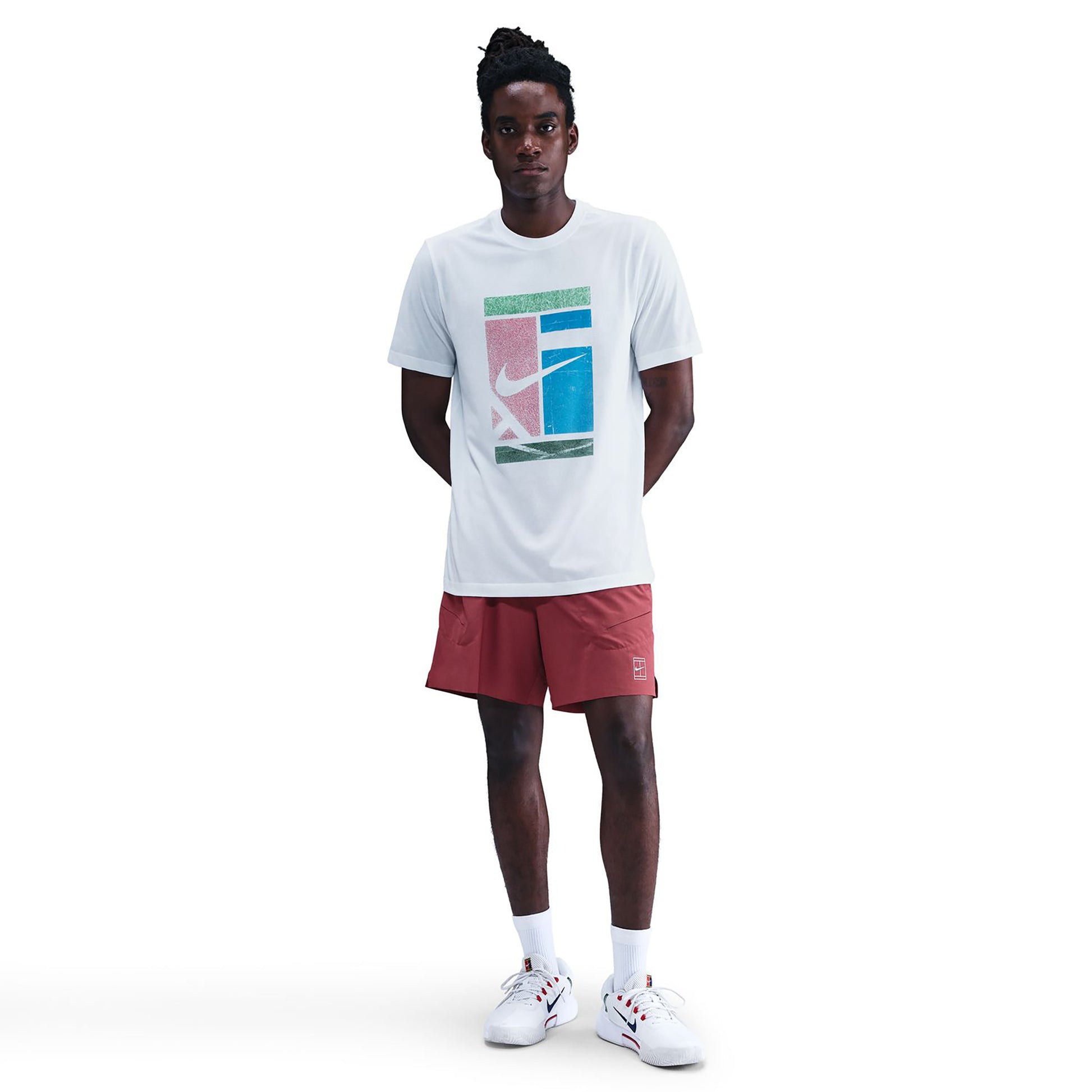Nike Court Dri-Fit Tee Court T-shirt Herrar-vit