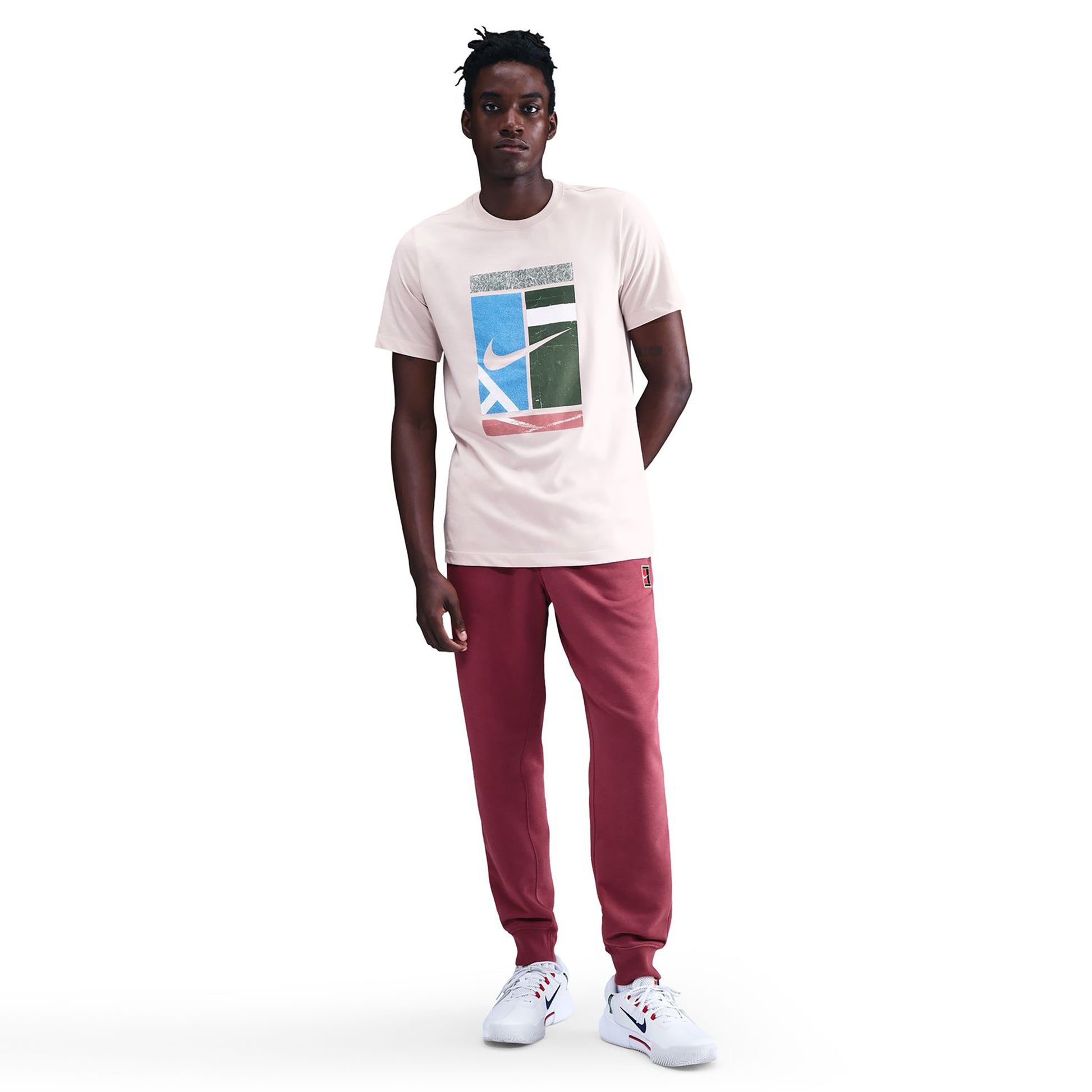 Nike Court Dri-Fit Tee Court T-shirt Herrar-gammal rosa
