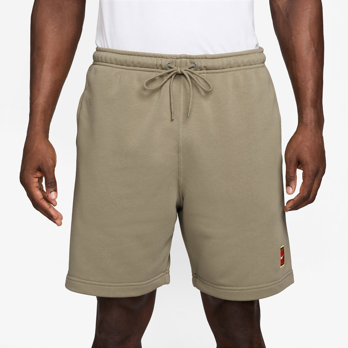 Nike Court Dri-Fit Heritage Fleece Shorts Herrar-oliv