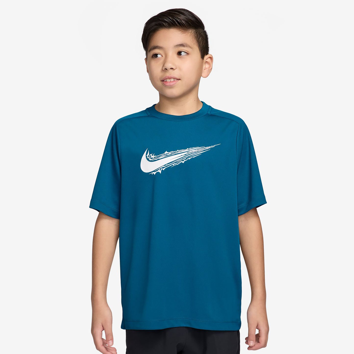 Nike Dri-FIT Multi T-shirt Barn - blå, vit