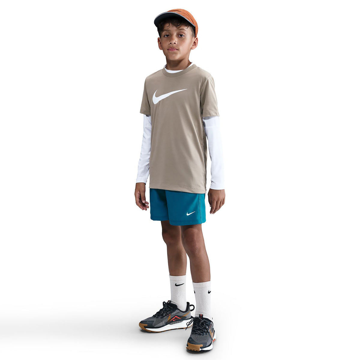 Nike Big Shorts Pojkar - blå, vit