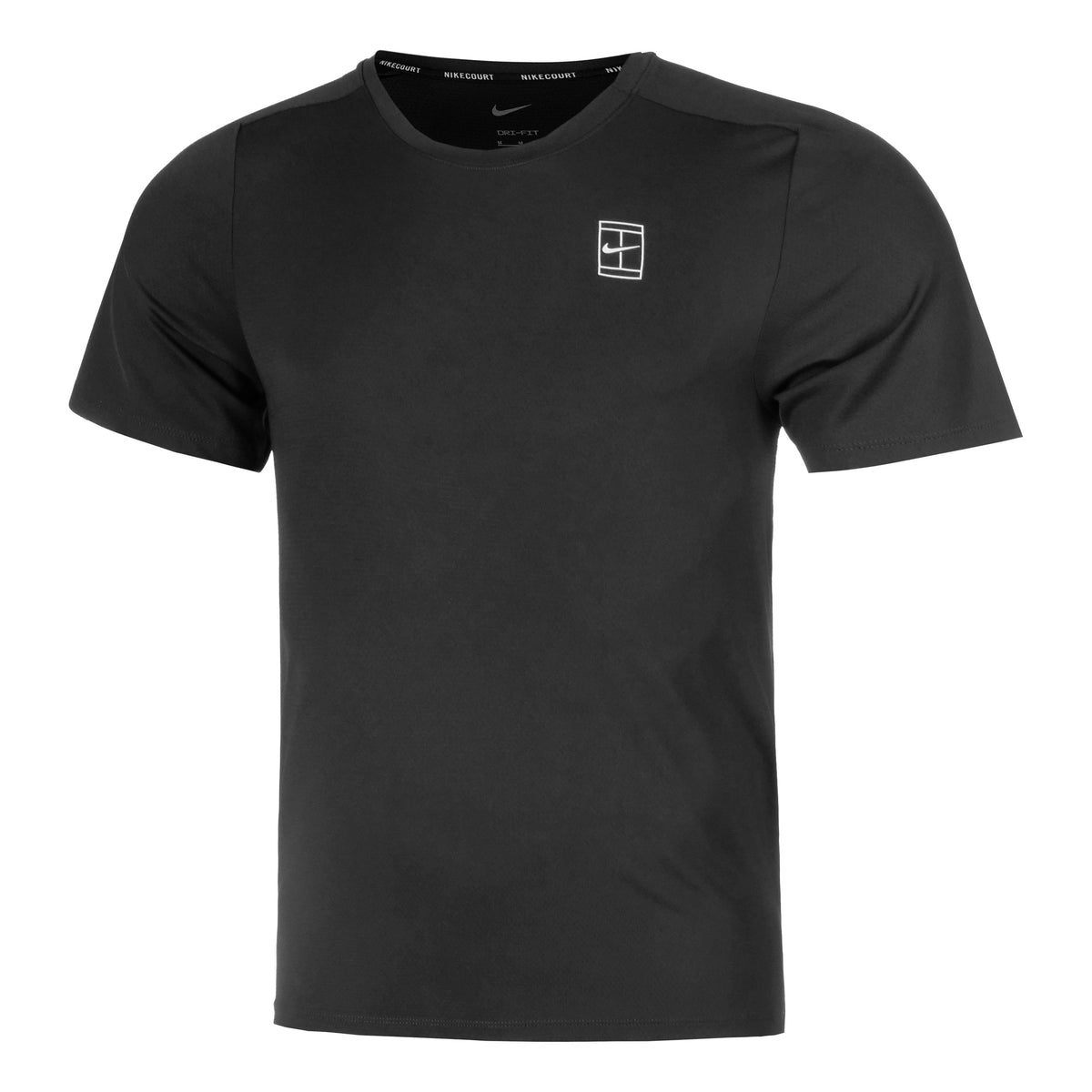 Nike Court Dri-Fit Advantage T-shirt Herrar-Svart,Vit