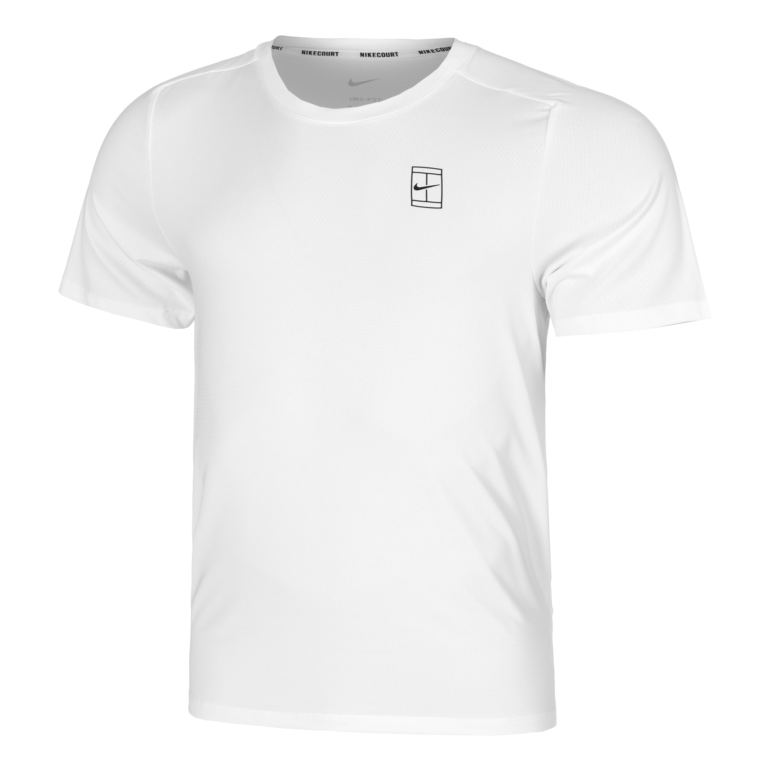 Nike Court Dri-Fit Advantage T-shirt Herrar-Vit,Svart