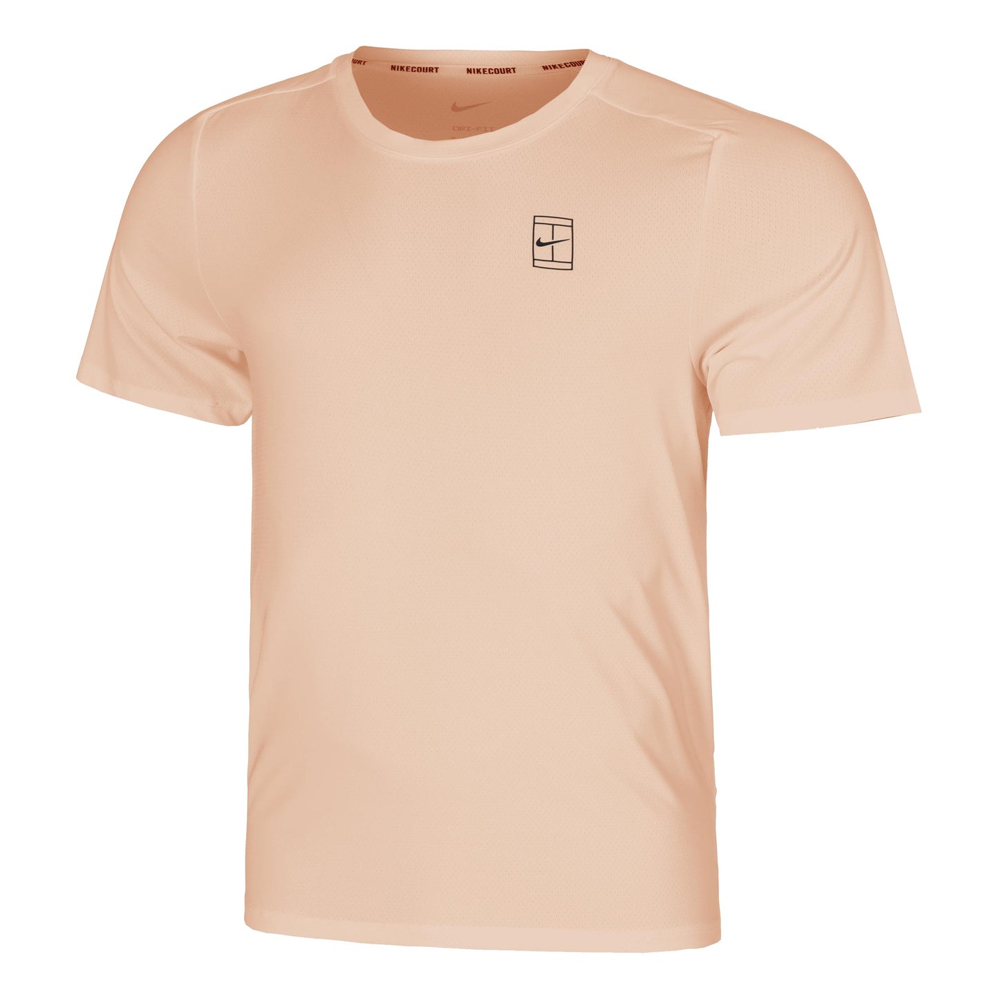 Nike Court Dri-FIT Advantage T-shirt Herrar - korall, svart