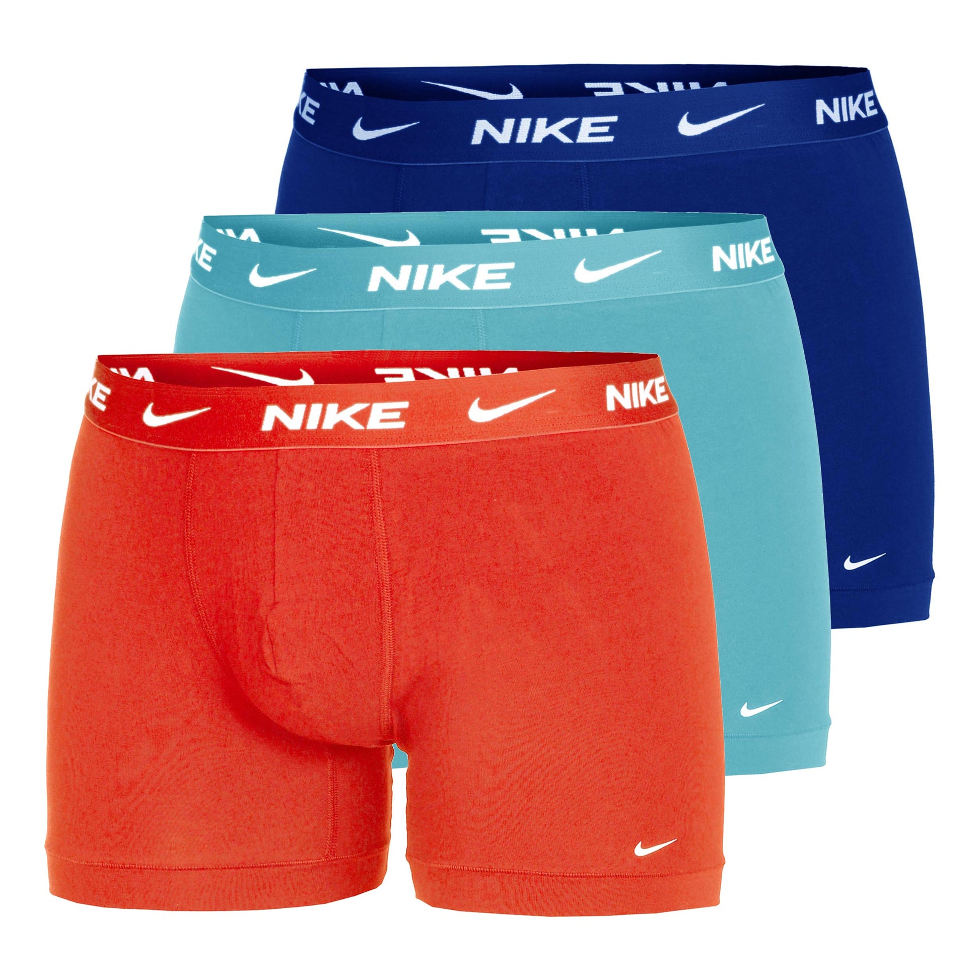 Nike Dri-Fit Essential Micro Trunk Boxershorts 3-pack Herrar - röd, turkos