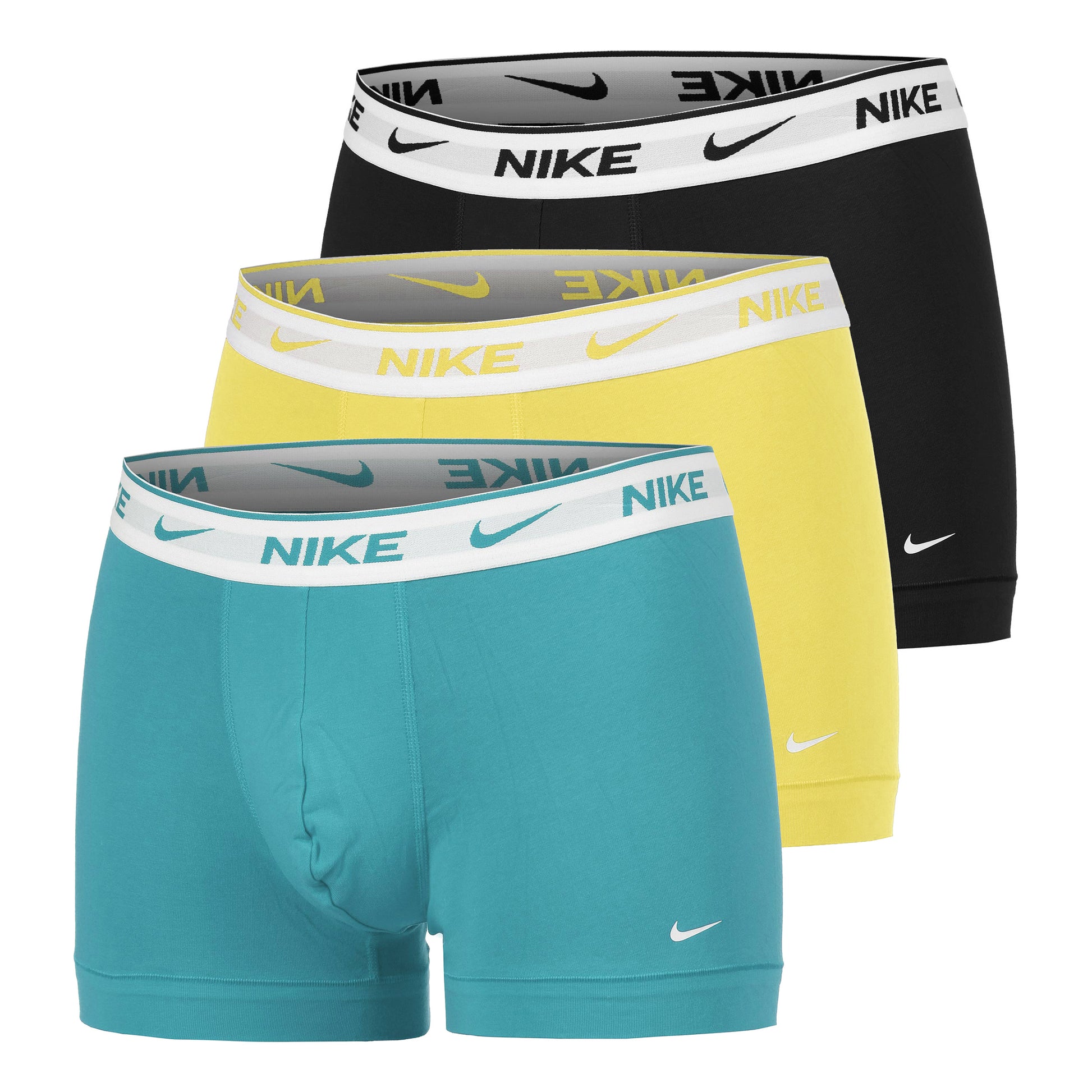 Nike Everyday Cotton Stretch Boxershorts 3-pack Herrar-Svart,Flerfärgad