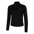 Swift Half-Zip Löpartröja Damer - svart