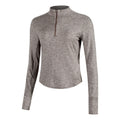 Swift Half-Zip Löpartröja Damer - brun