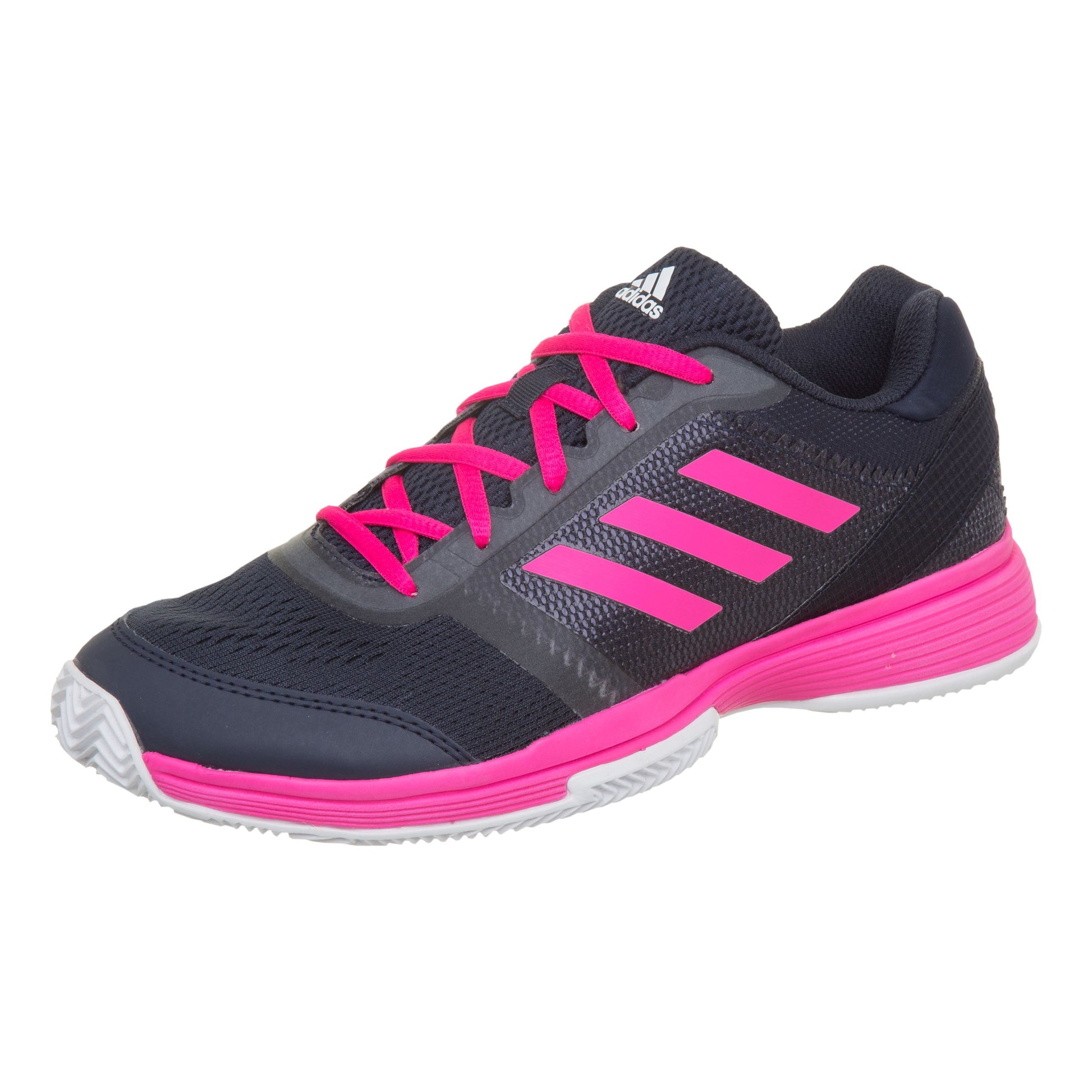 adidas Barricade Club Sko för grus Damer - mörkblå, rosa