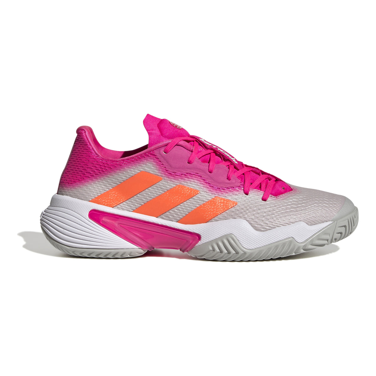 adidas Barricade Allroundsko Damer - ljusgrå, rosa
