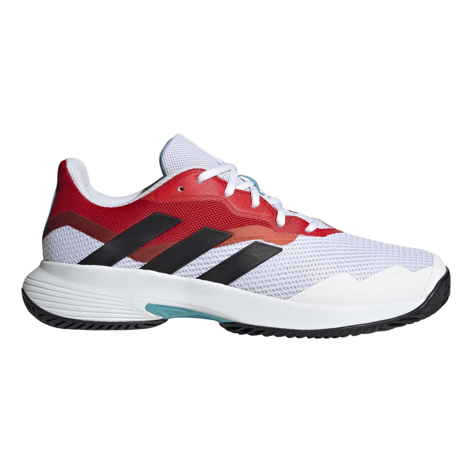 adidas CourtJam Control Allroundsko Herrar - vit, röd