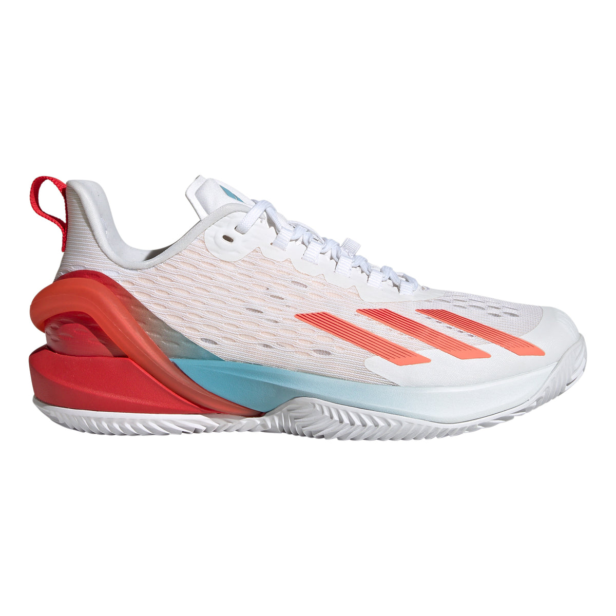adidas adizero Cybersonic Sko för grus Damer - vit, orange