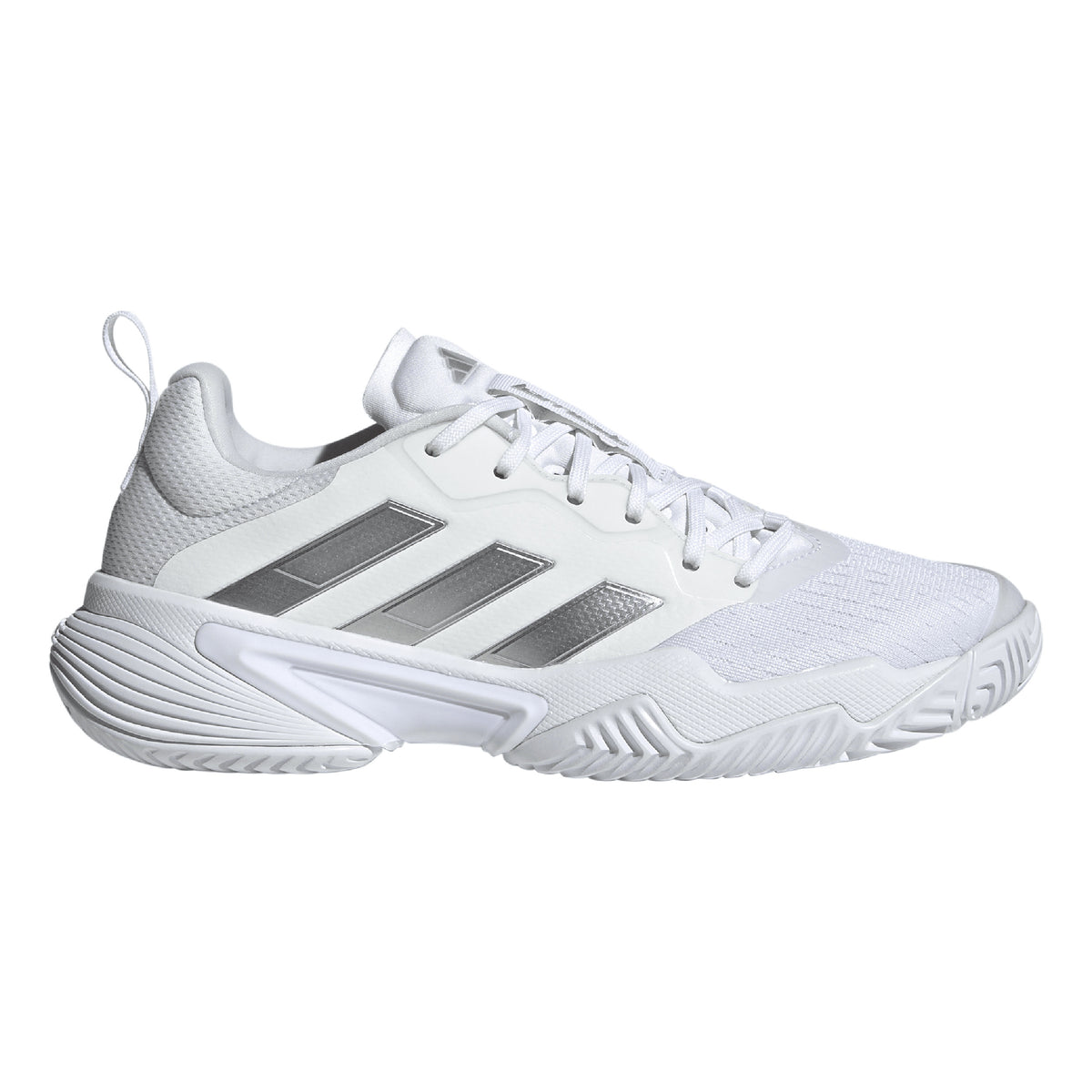 adidas Barricade Allroundsko Damer - vit, silver