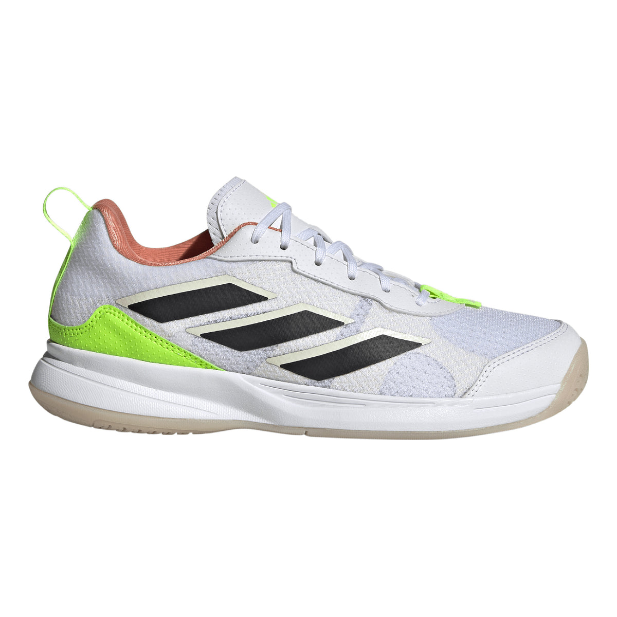 adidas Avaflash Allroundsko Damer - vit, neongrön