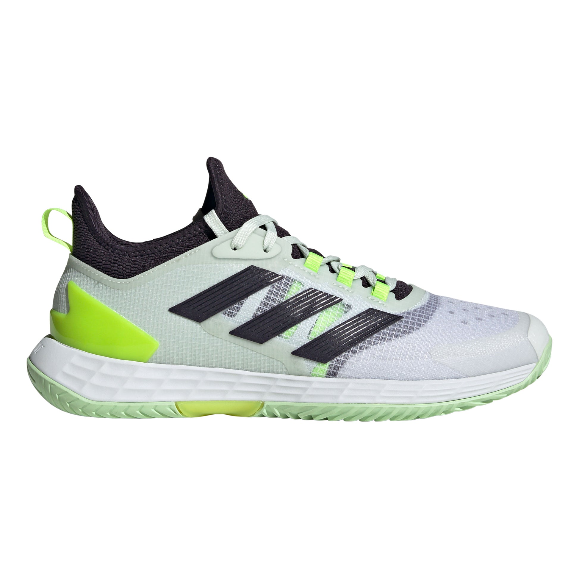 adidas adizero Ubersonic 4.1 Allroundsko Herrar - vit, neongrön