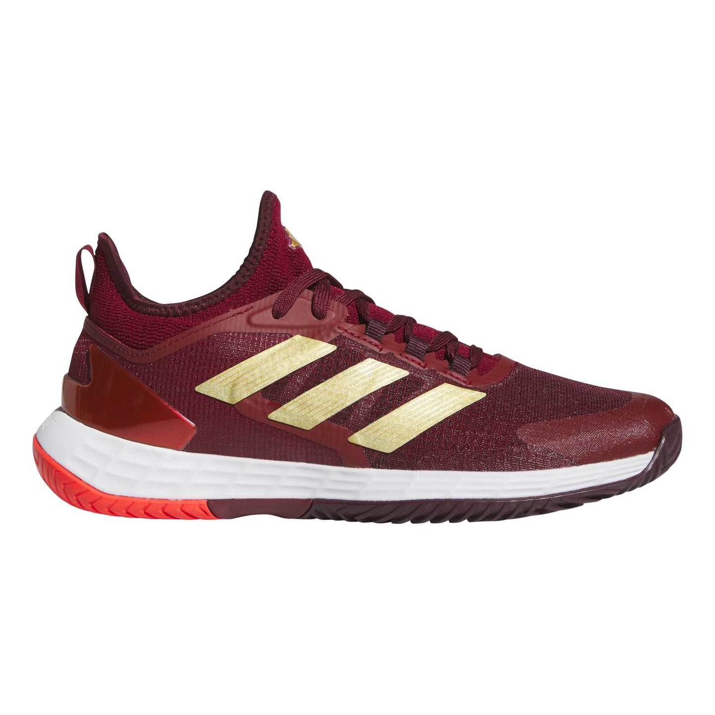 adidas adizero Ubersonic 4.1 Allroundsko Herrar - mörkröd, guld