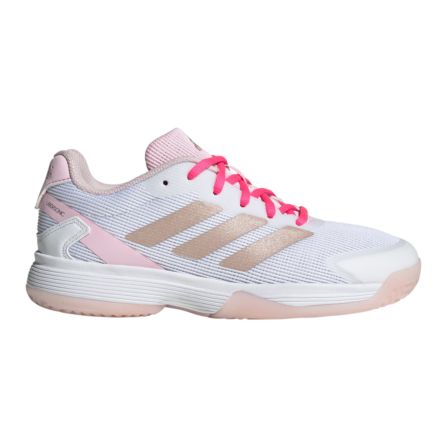 adidas Ubersonic Allroundsko Barn - vit, rosa