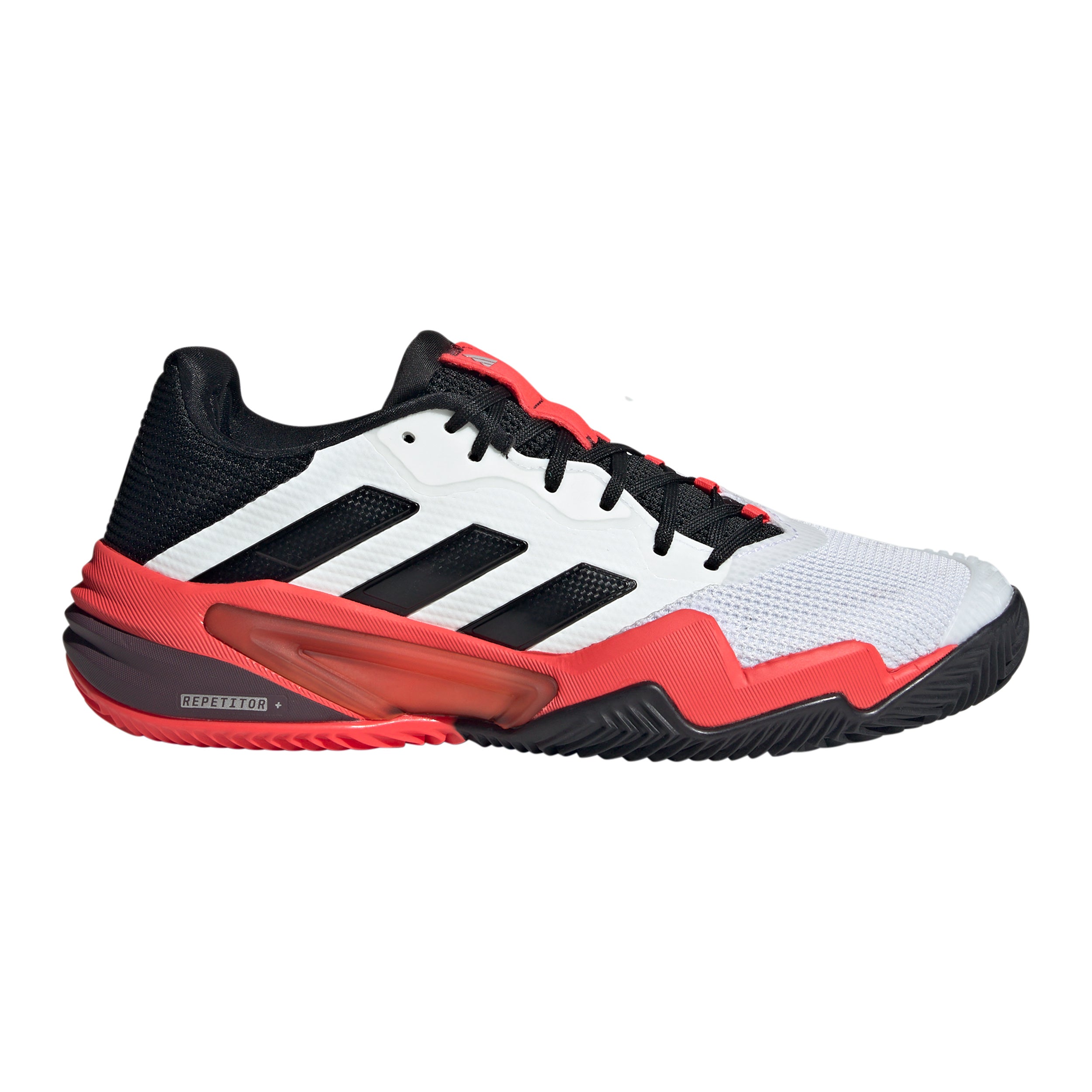 adidas Barricade 13 Sko för grus Herrar - vit, svart