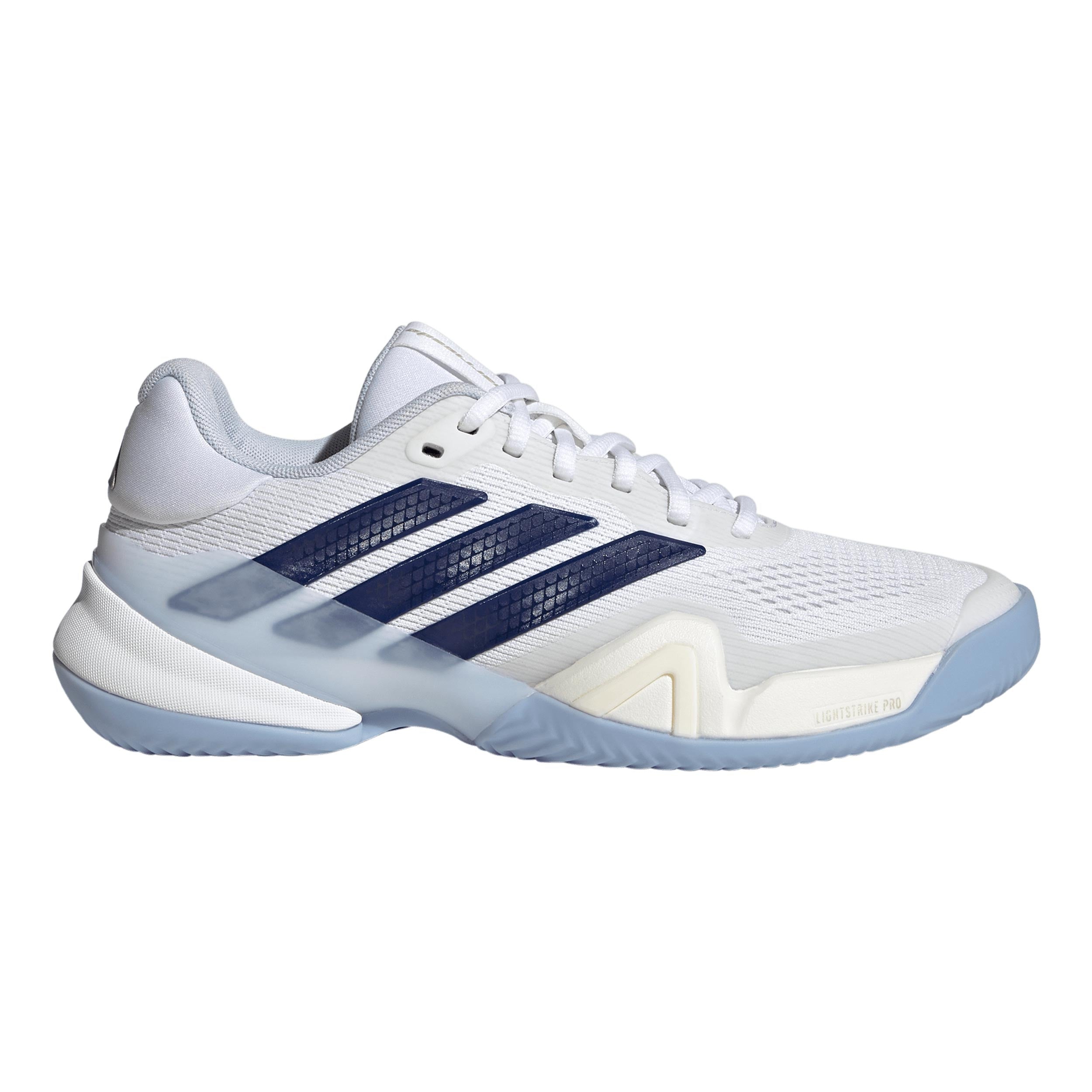 adidas Barricade 14 Sko för grus Damer - ljusgrå, ljusblå