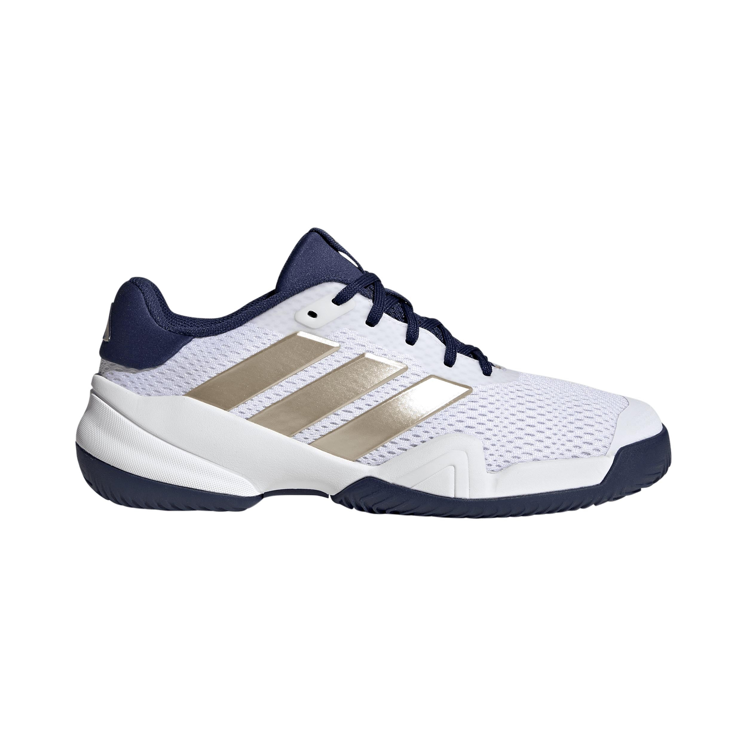 adidas Barricade Allroundsko Barn - vit, svart