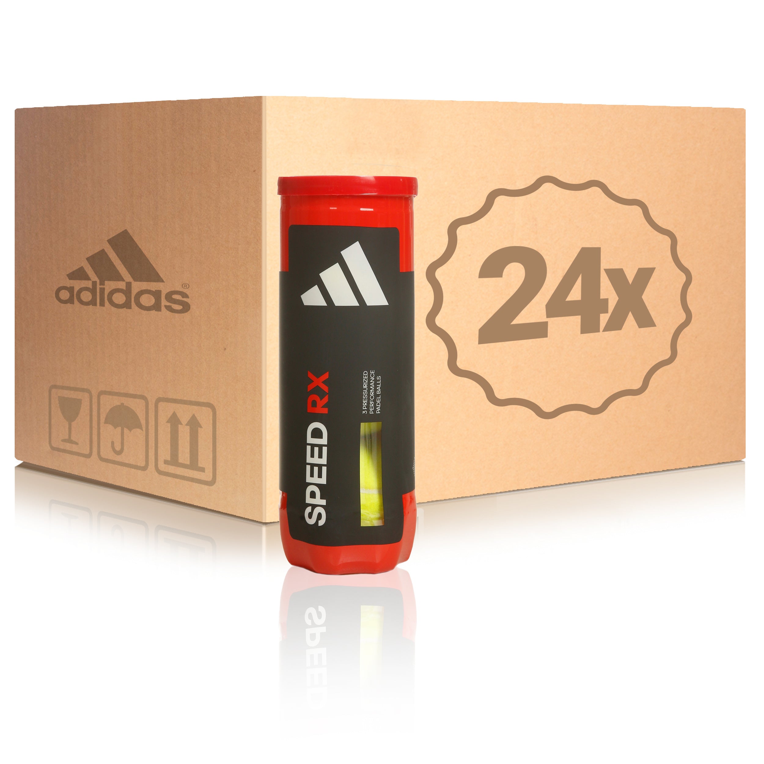 adidas 24x 3-pack rör Speed RX I kartong