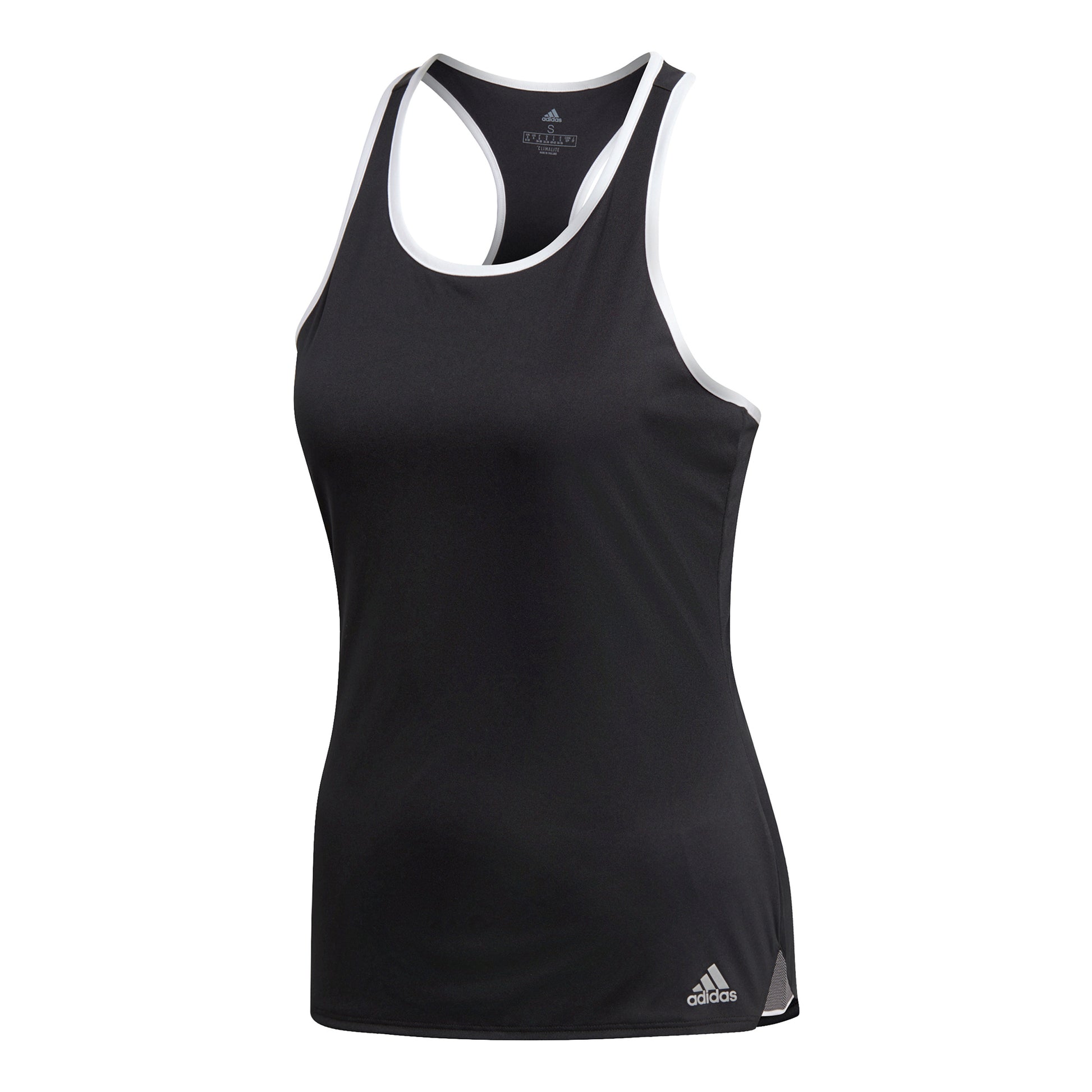 adidas Club Linne Damer - svart, vit