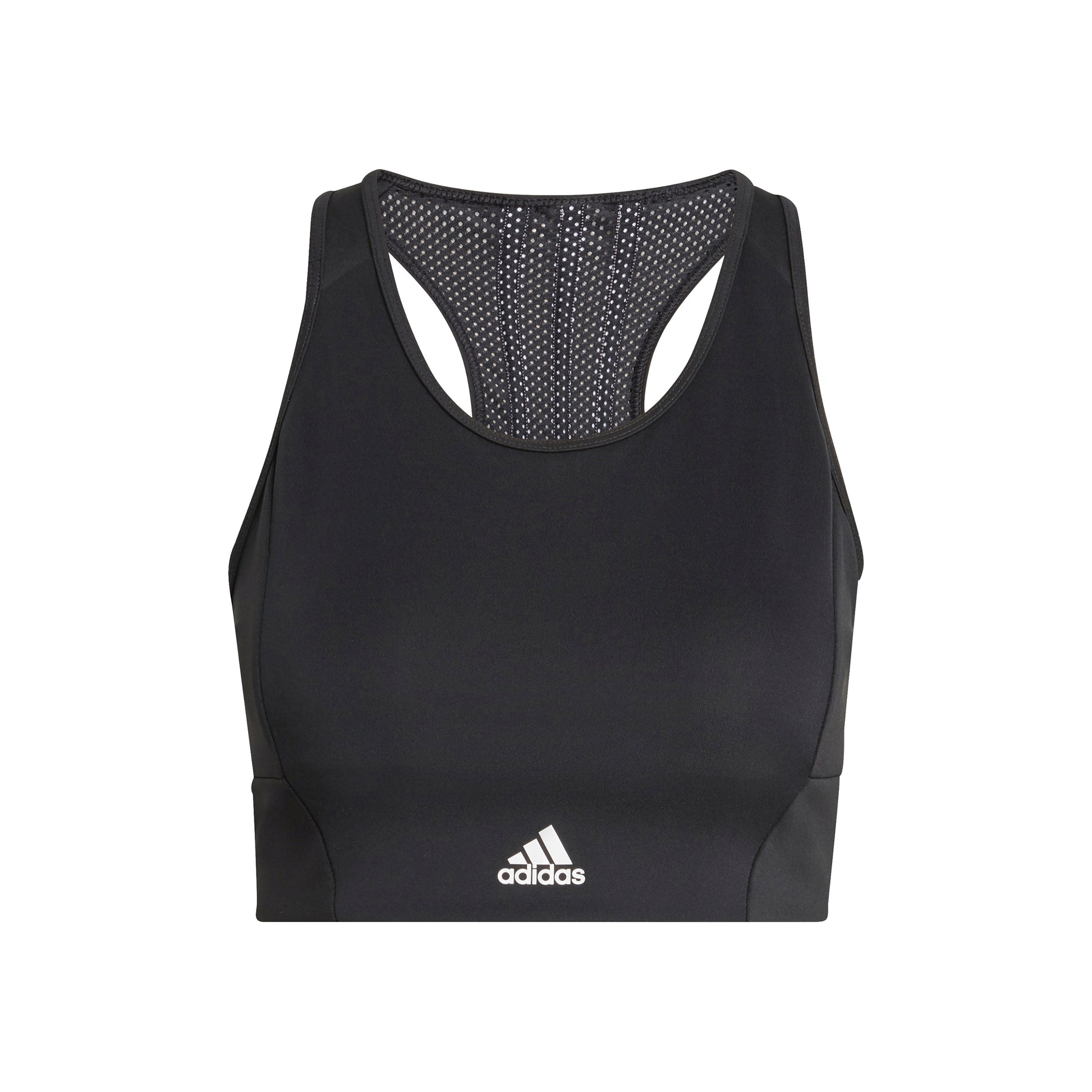 adidas 3Stripes Sport-behå Damer - svart, vit