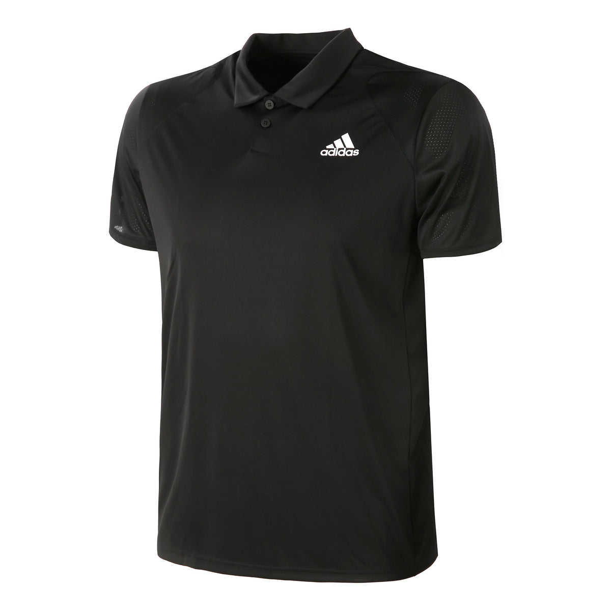 adidas Club 3 Stripes Polo Herrar - svart, vit