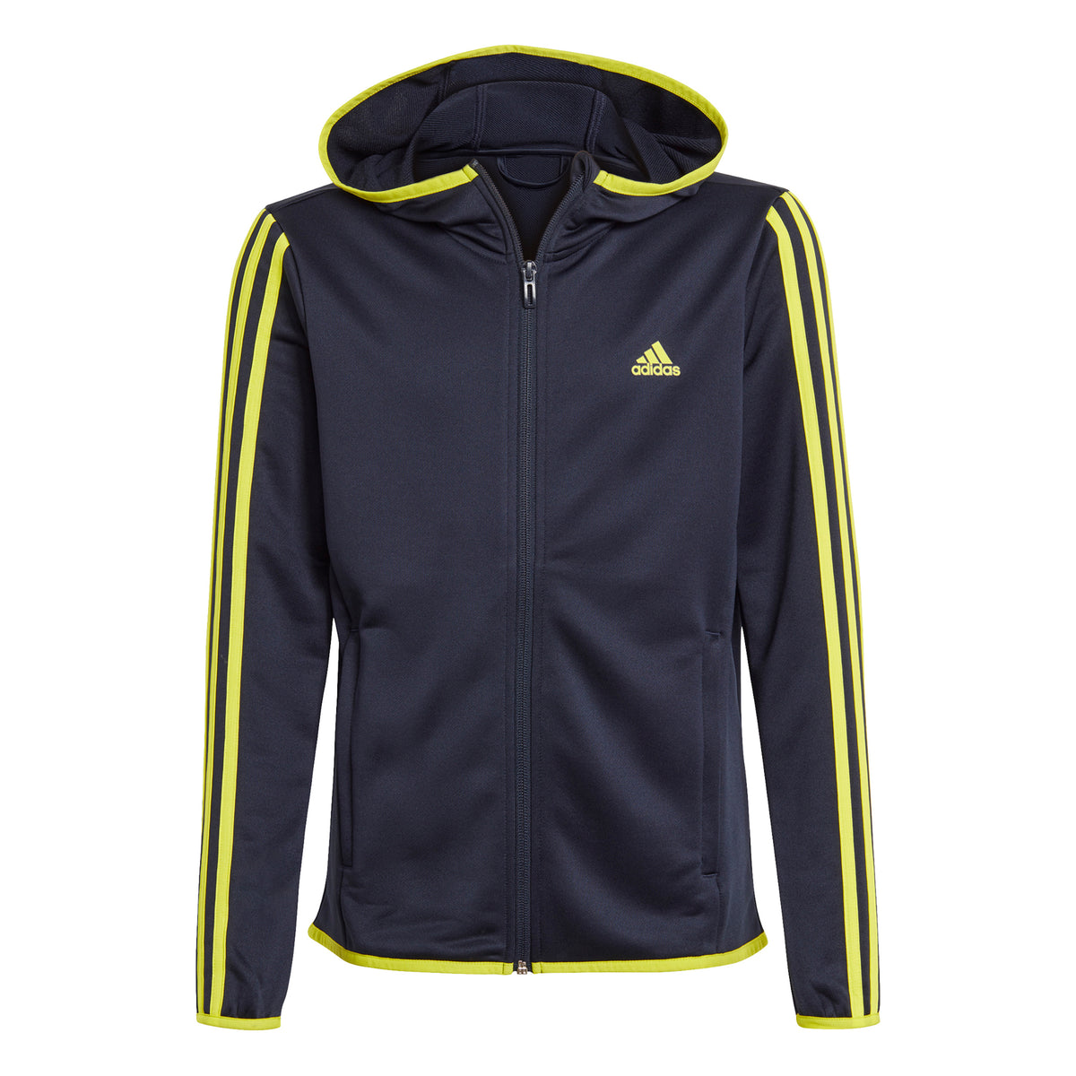 adidas 3Stripes Sweat-jacka Pojkar - blå, gul