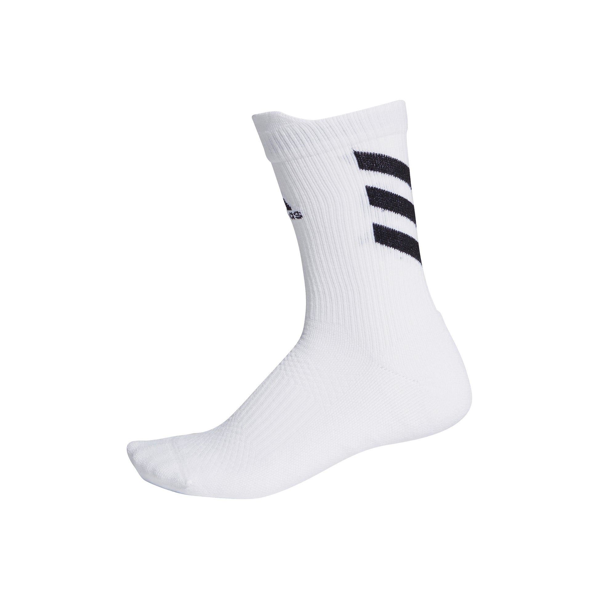 adidas Alphaskin Crew Low Cut Sportstrumpor Unisex - vit, svart