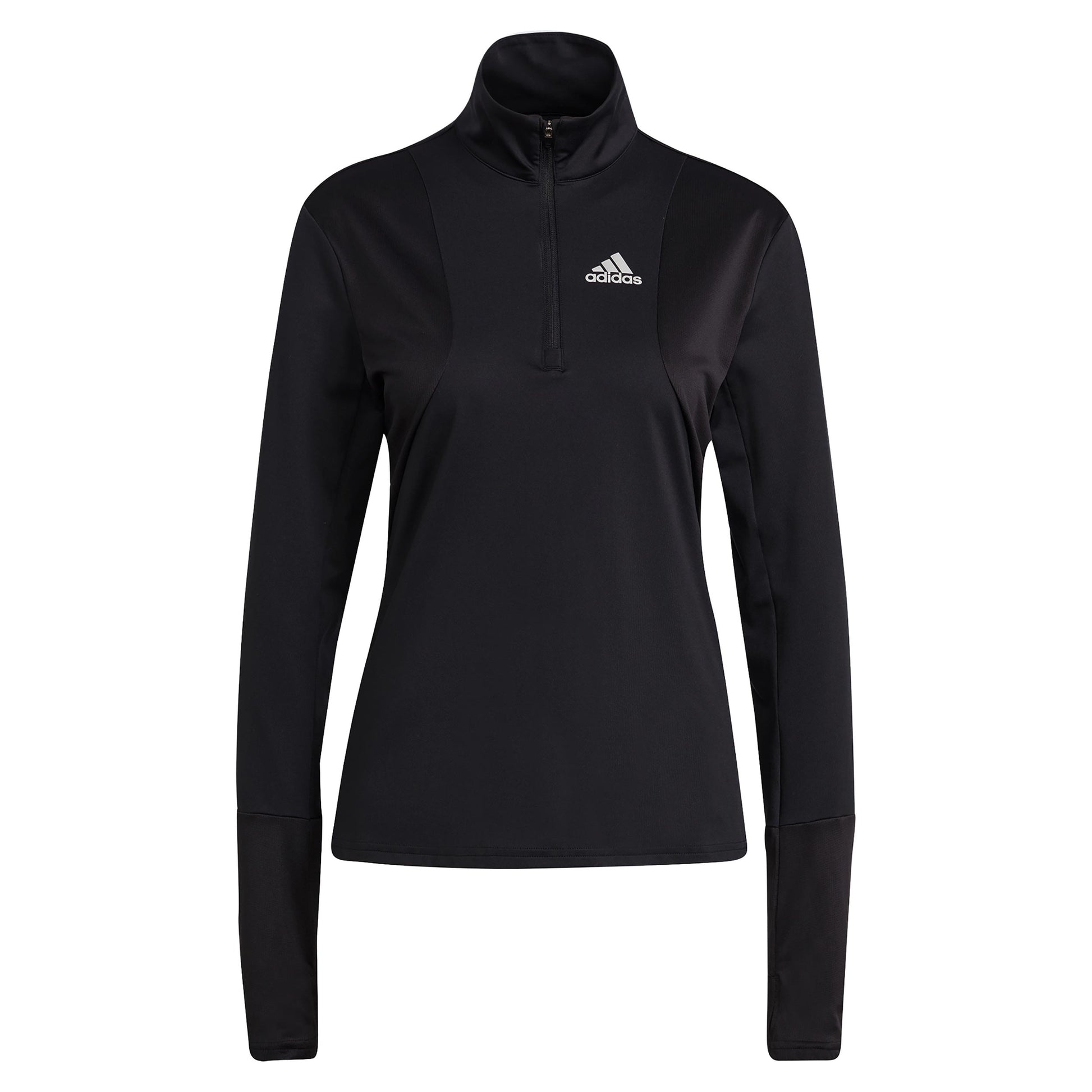 adidas Own The Run Half-Zip Långärmat Damer - svart, vit