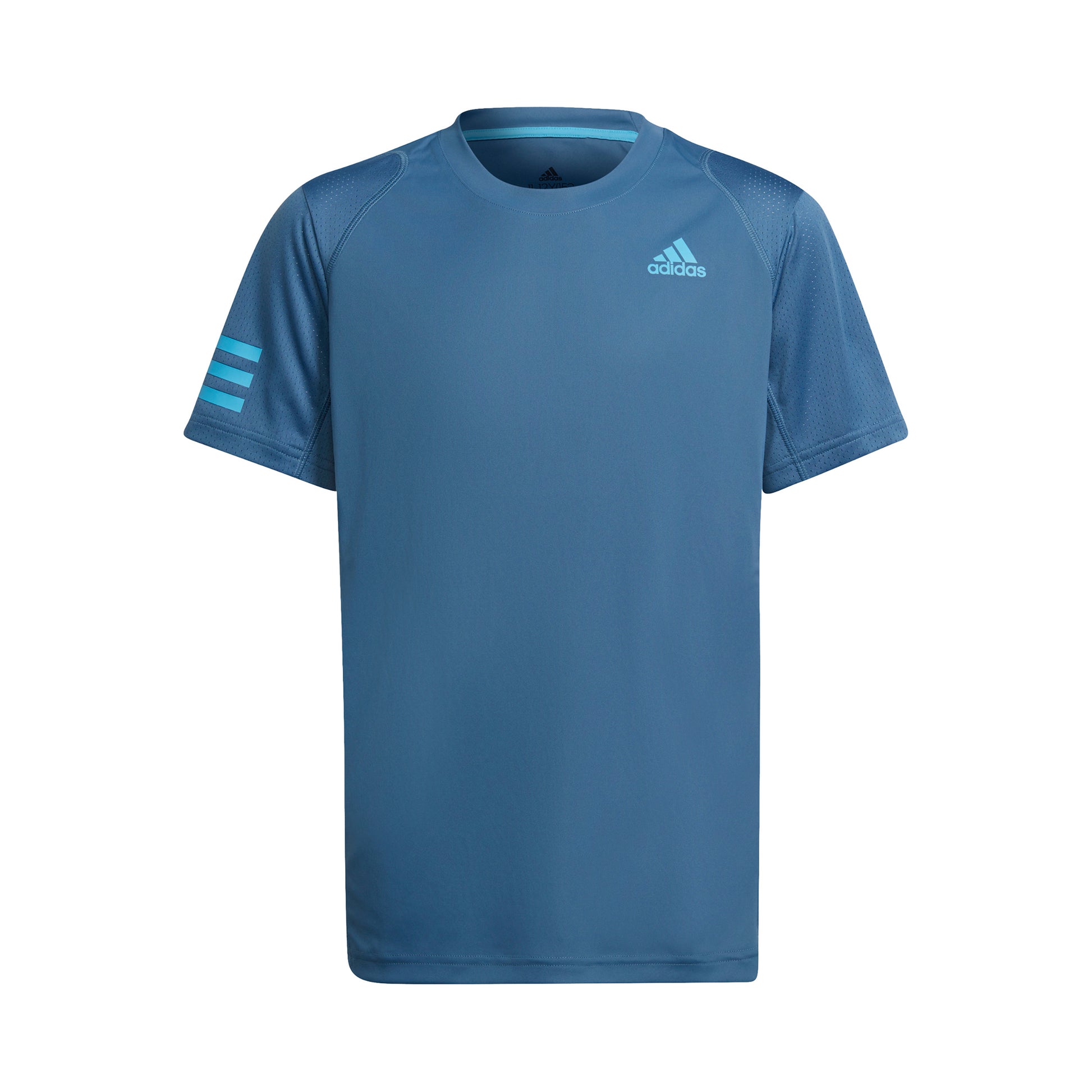 adidas Club 3 Stripes T-shirt Pojkar - blå,