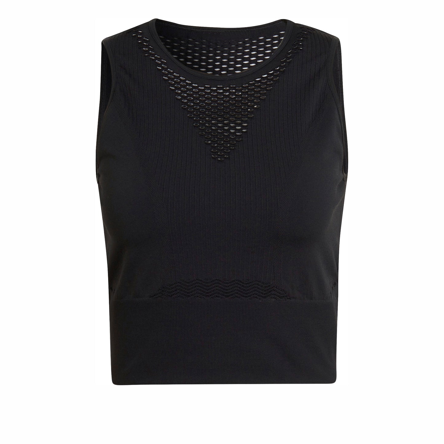 adidas Aeroknit Crop Linne Damer - svart,