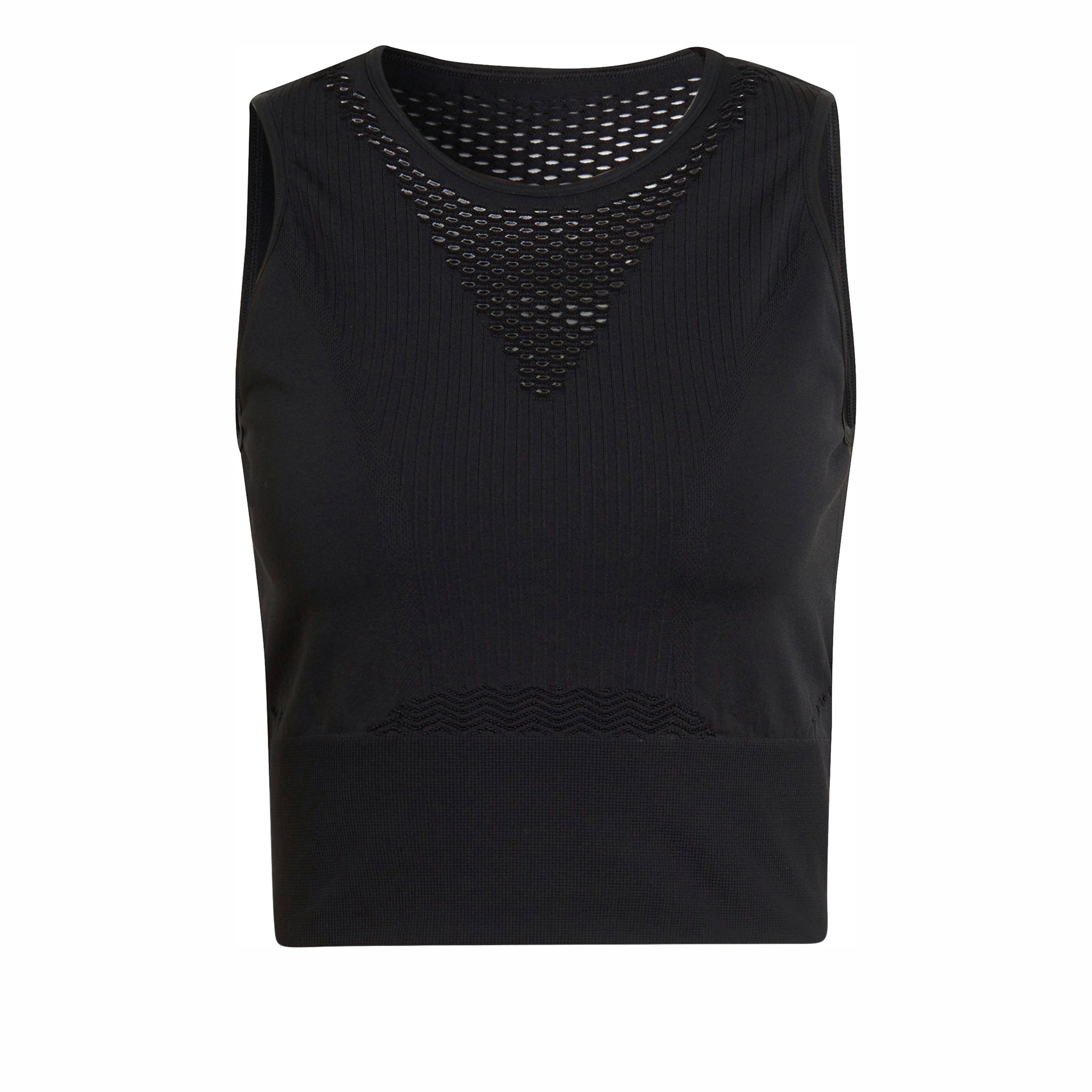 adidas Aeroknit Crop Linne Damer - svart,