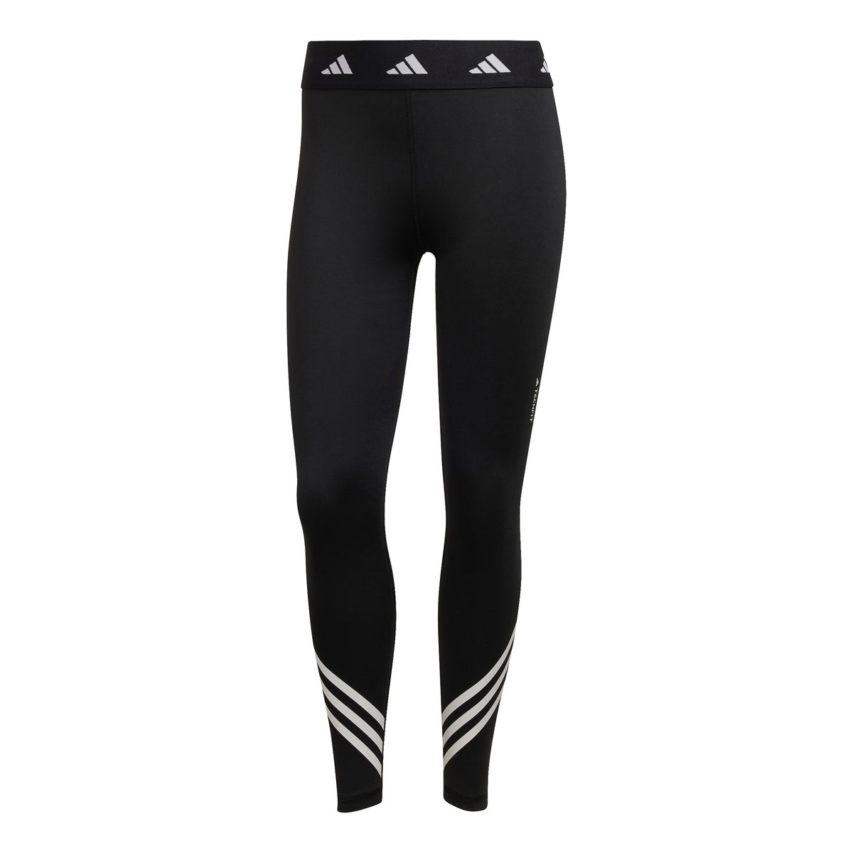 adidas Tech-Fit 3 Stripes 7/8 Tights Damer - svart,