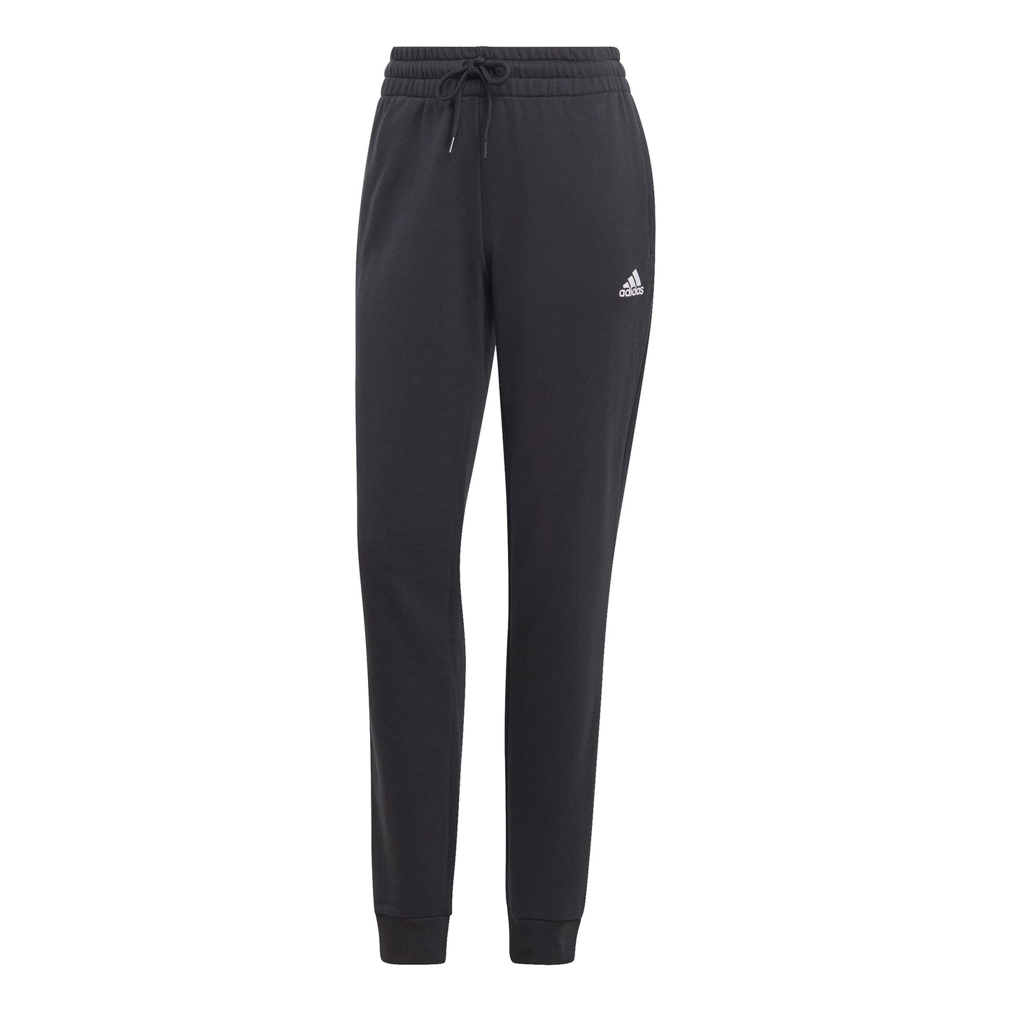 adidas Essentials Linear French Terry Cuffed Träningsbyxa Damer-Svart,Vit