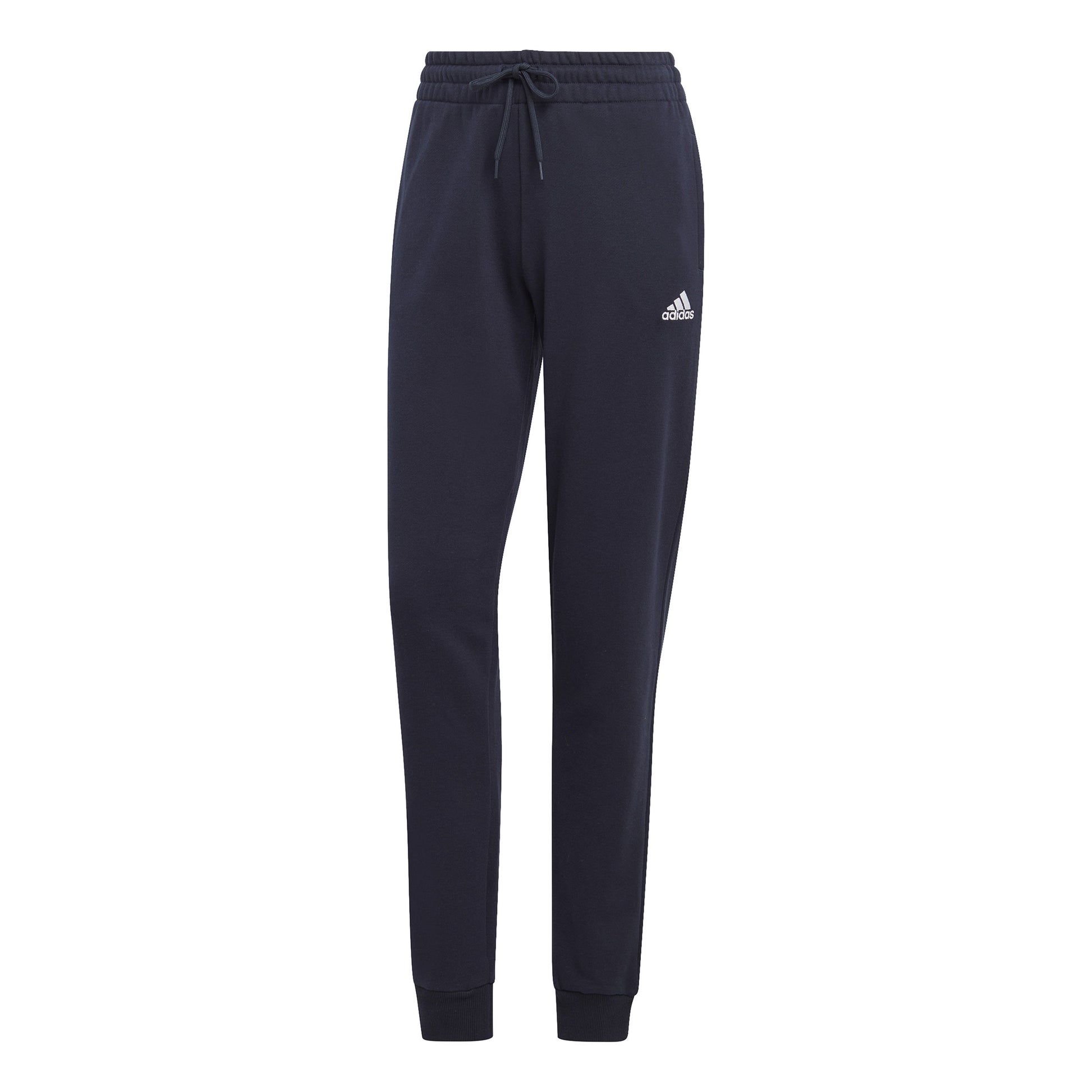 adidas Essentials Linear French Terry Träningsbyxa Damer - mörkblå, vit