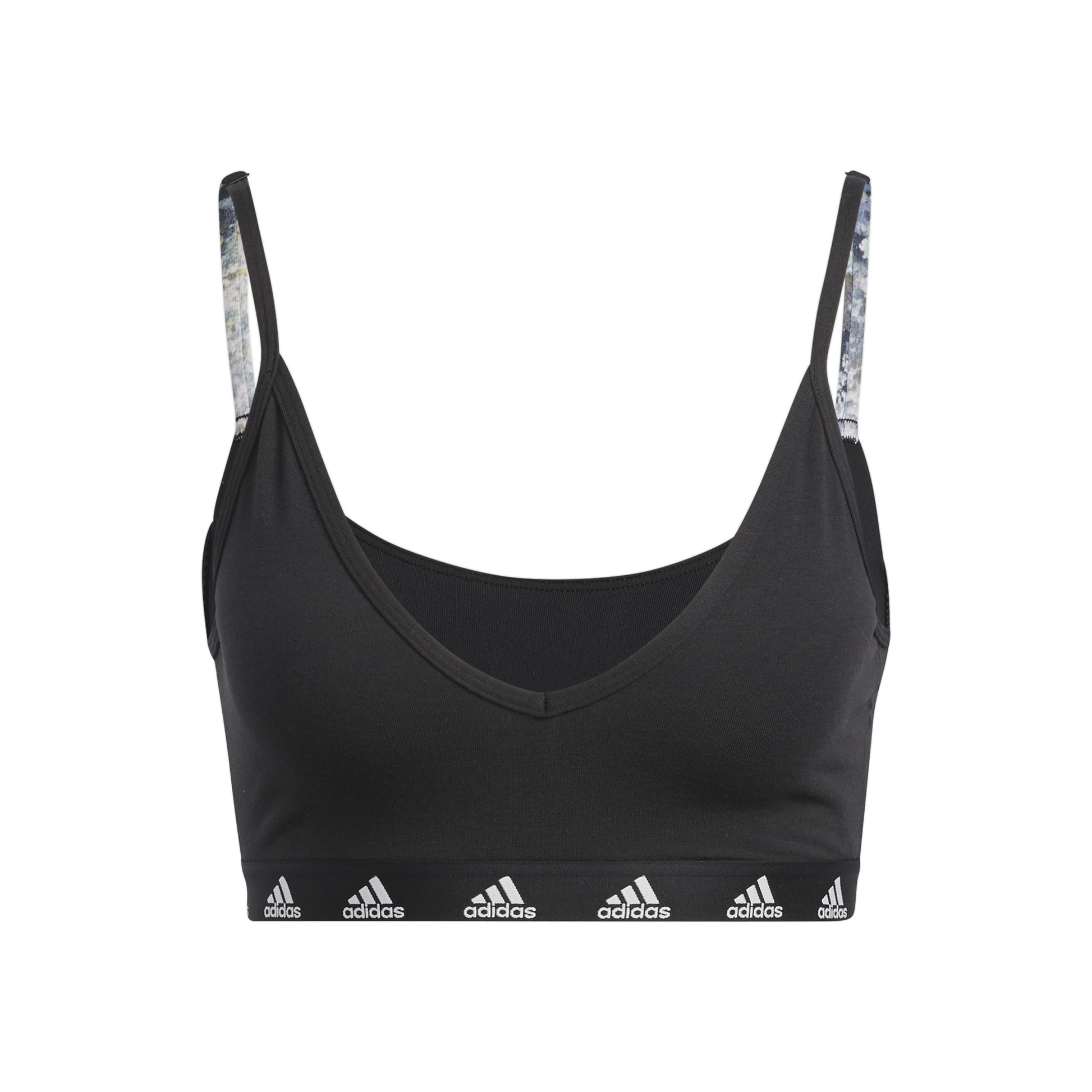adidas Purebare Light Support Sport-behå Damer - svart, vit