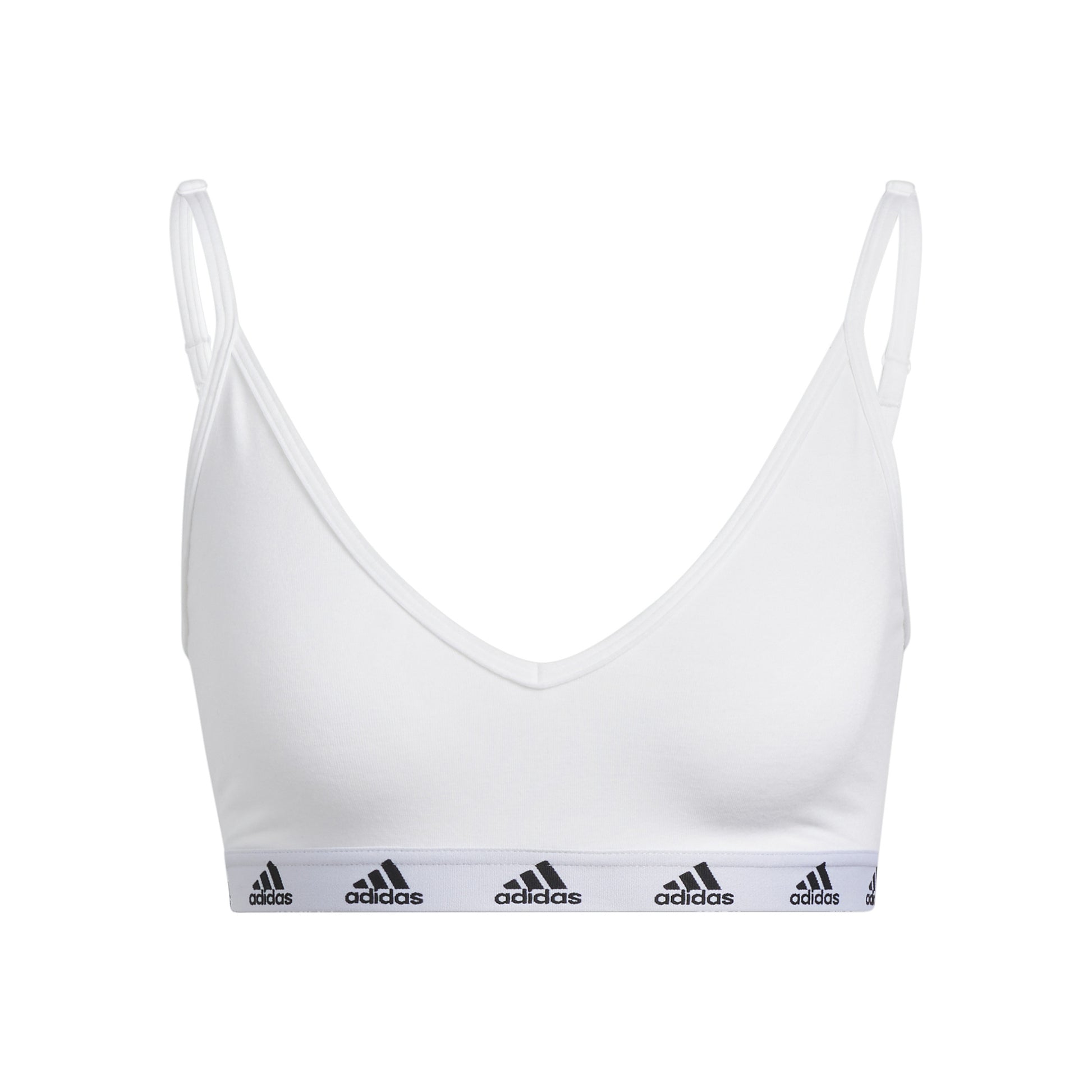 adidas Purebare Light Support Sport-behå Damer - vit, svart