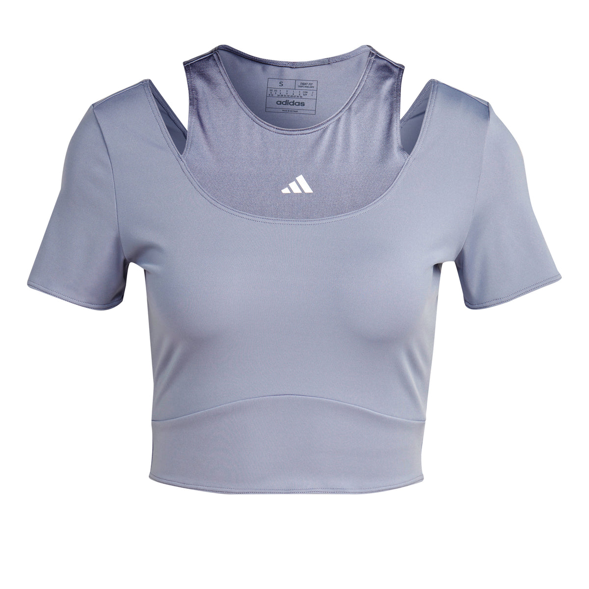 adidas HIIT AEROREADY Crop Training T-shirt Damer - grå,